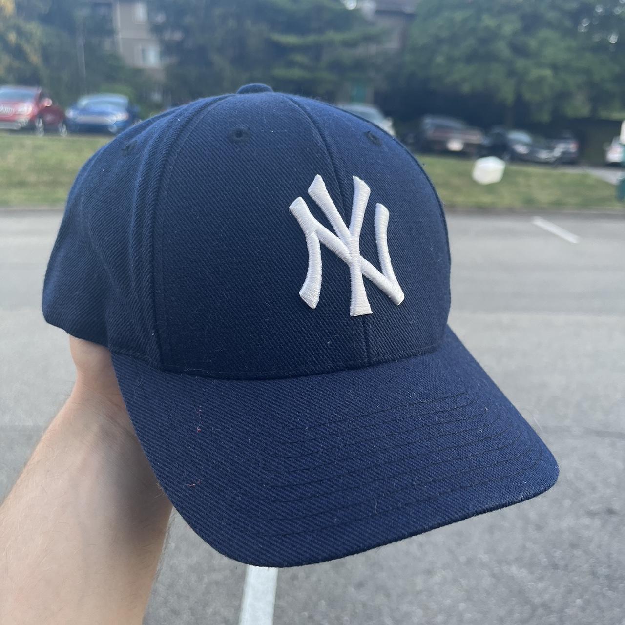 90s New York Yankees Hat ⚾️ Snapback Logo Athletics... - Depop