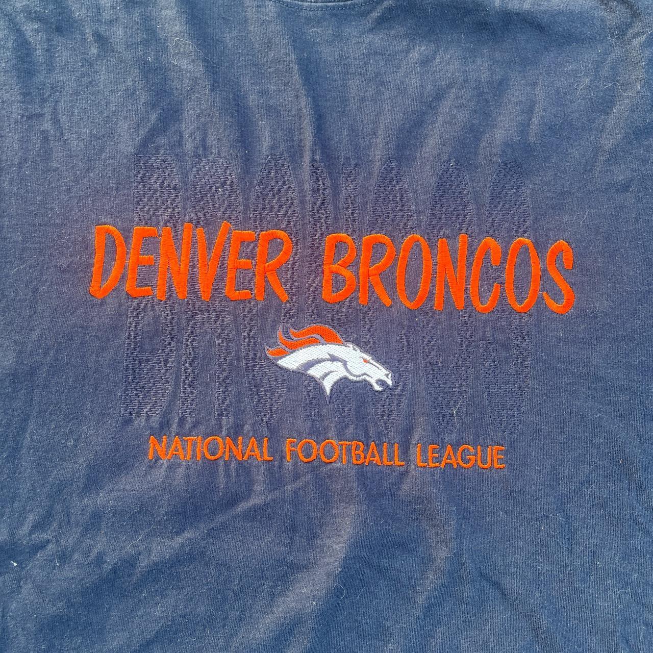 Vintage 80s Denver broncos jersey shirt Tag size- - Depop