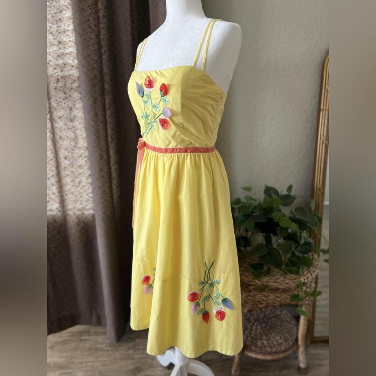 Betsey johnson cheap yellow dress