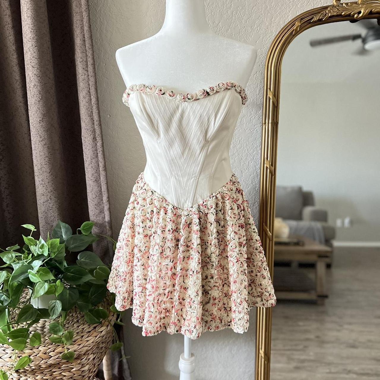 Vintage Sample Betsey Johnson Floral Party Depop