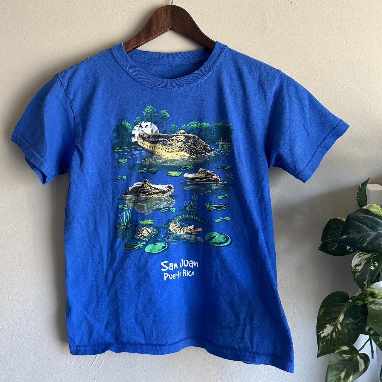 San Juan, Puerto Rico Alligator Baby Tee - No... - Depop