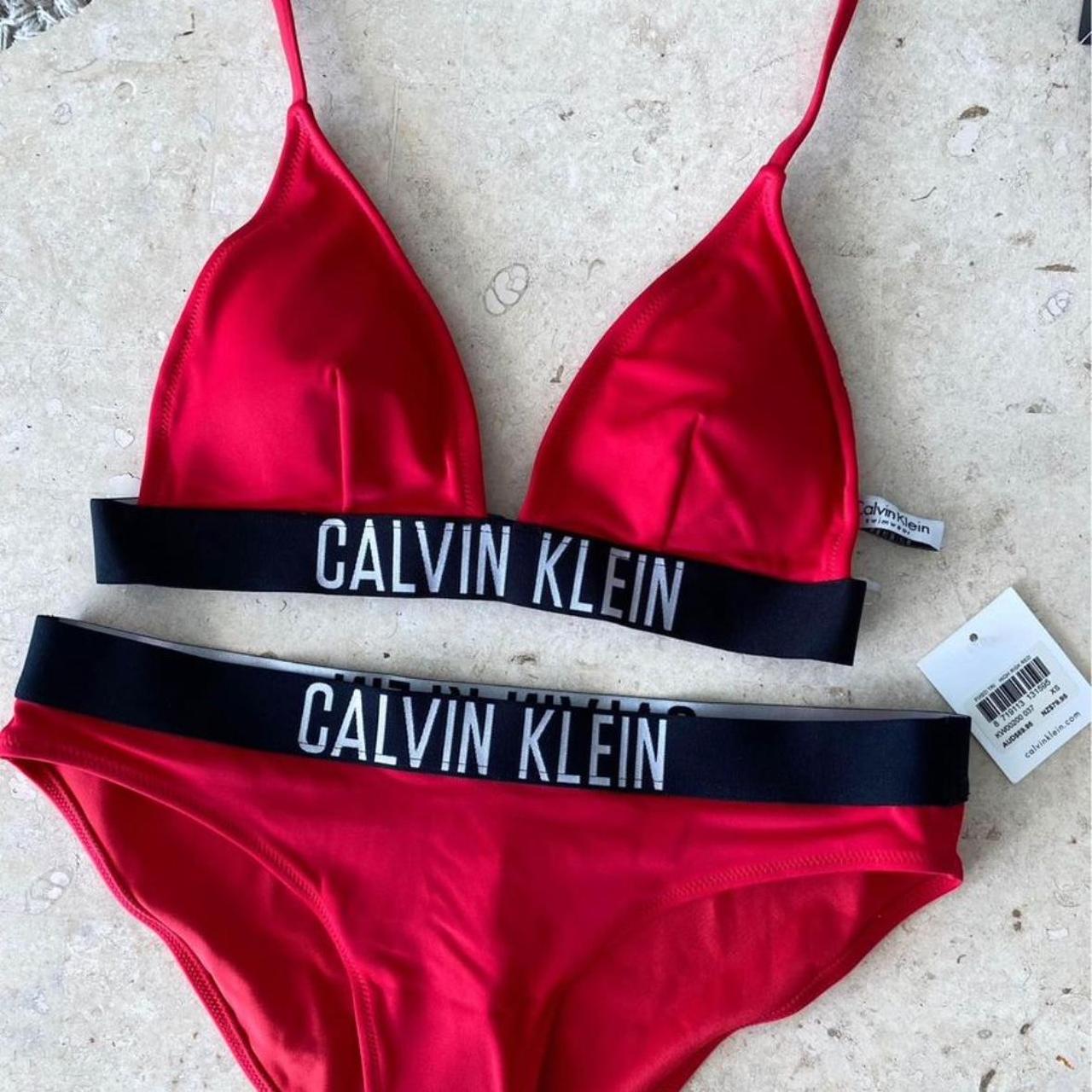 Calvin Klein originals Red Bikini Set Brand New size XS Depop