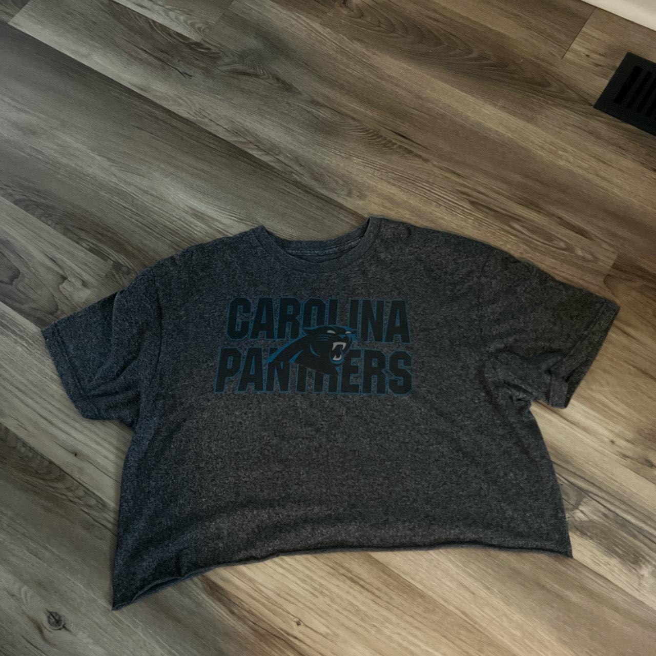 WOMENS CAROLINA PANTHERS CROP TOP SIZE-XL NO - Depop