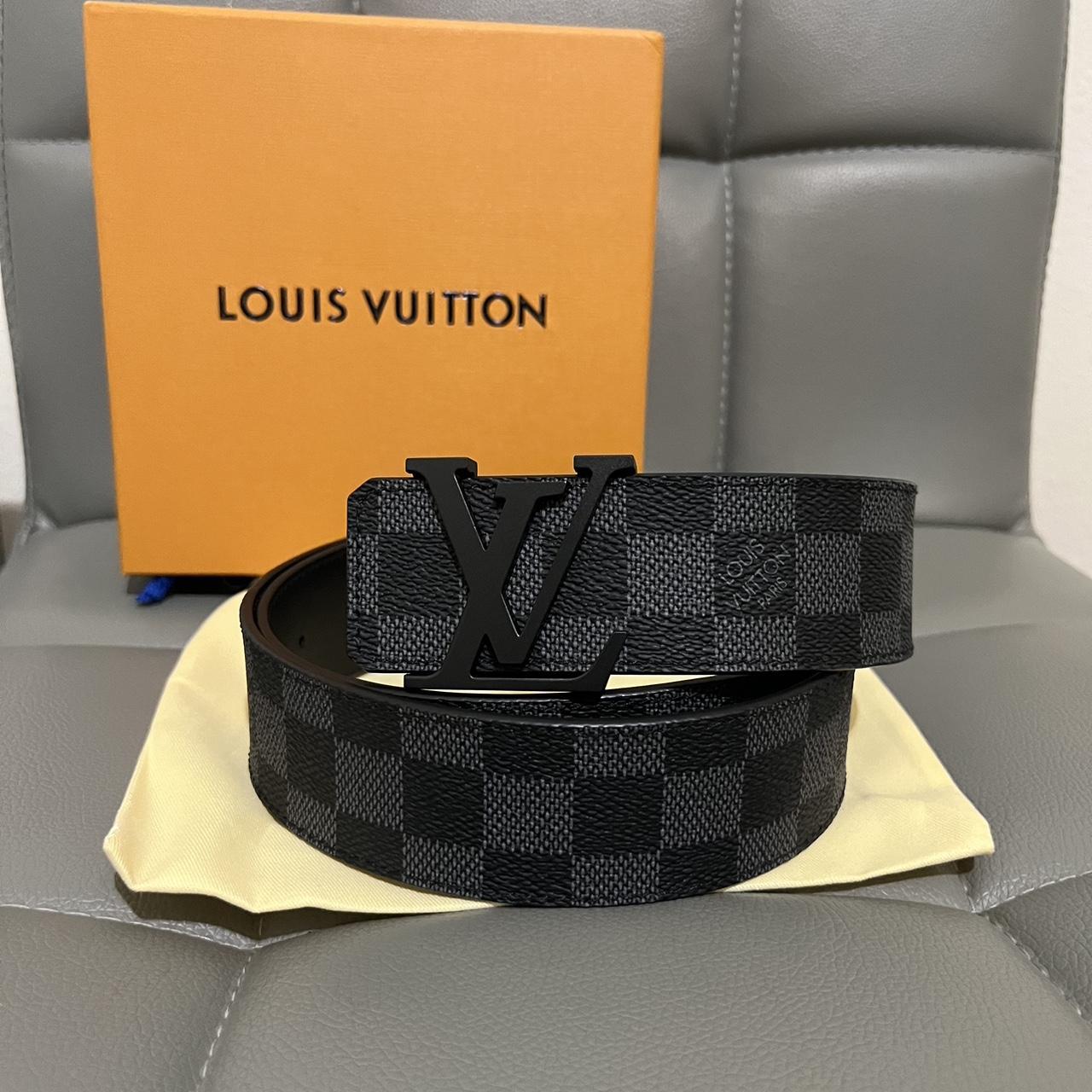 Louis Vuitton Belt Retails $590 Fits Sizes (85)... - Depop