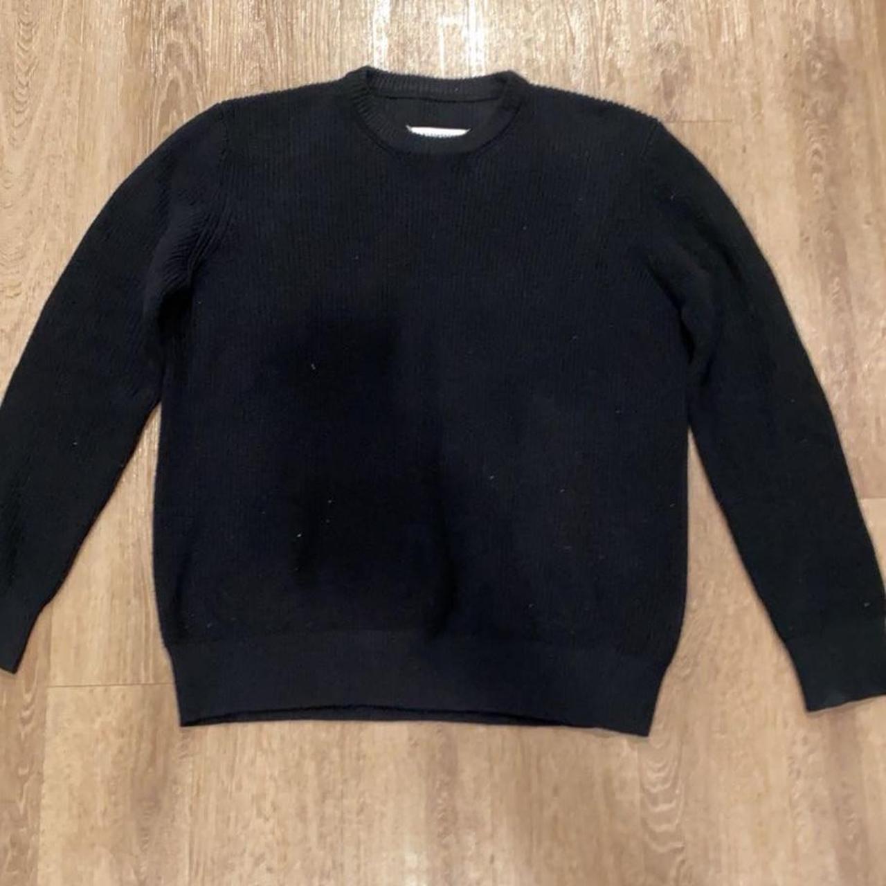 maison margiela knit sweater Barely worn Very... - Depop