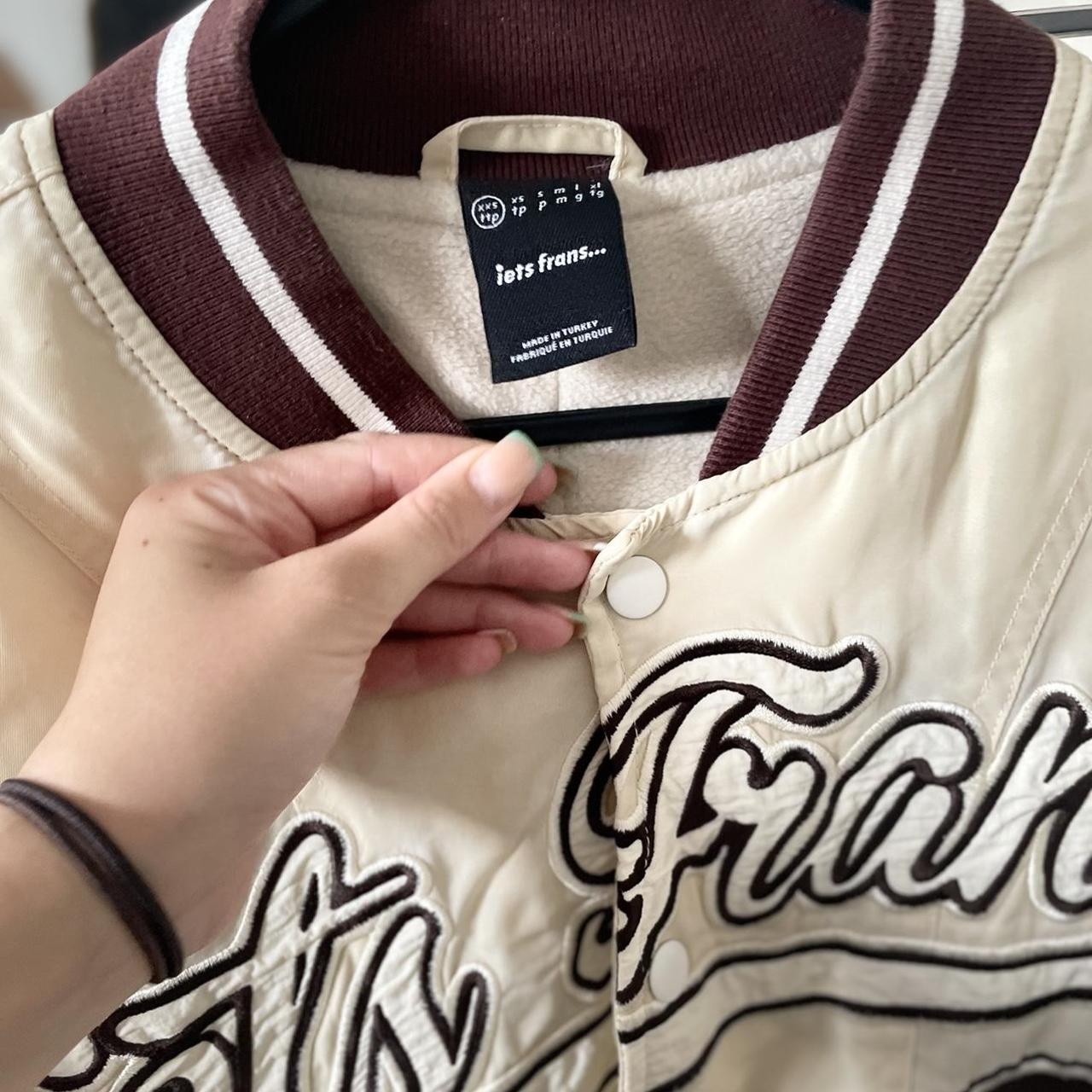 iets frans varsity jacket urban outfitters bought... - Depop