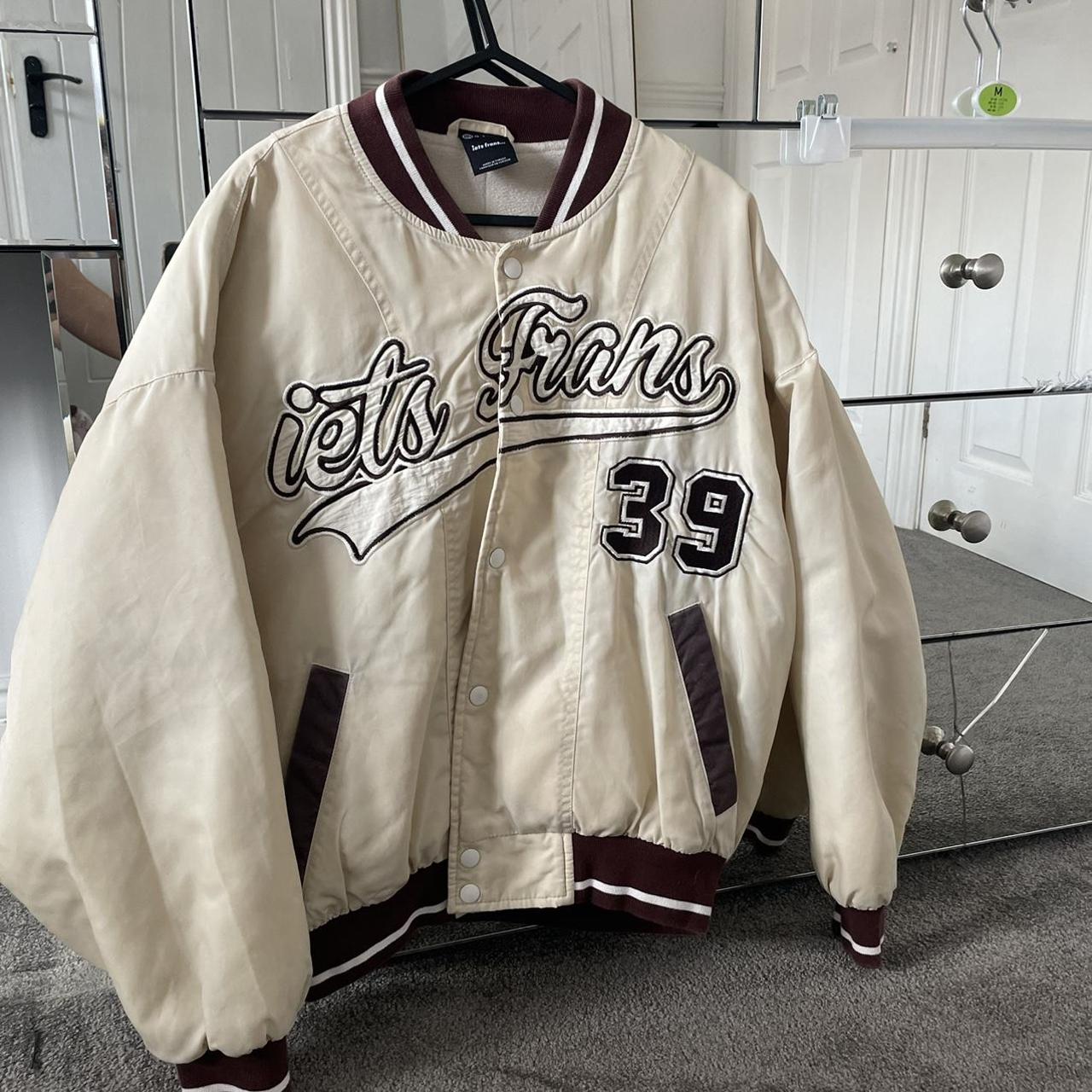 iets frans varsity jacket urban outfitters bought... - Depop