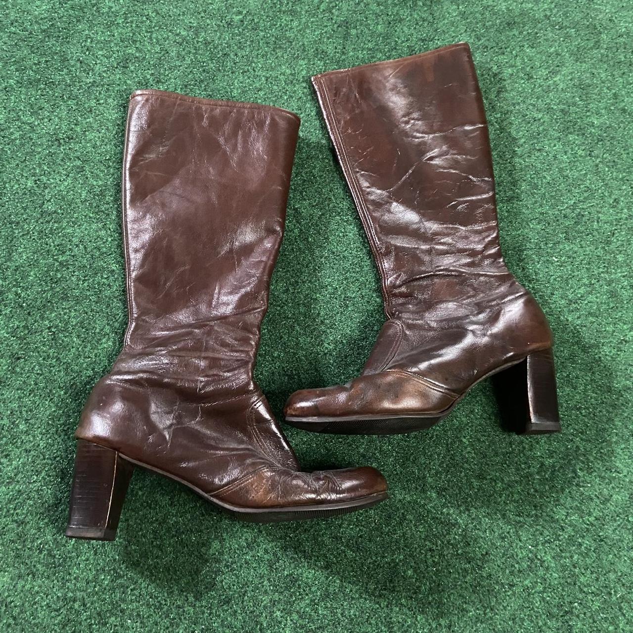 Women's Brown Boots Depop