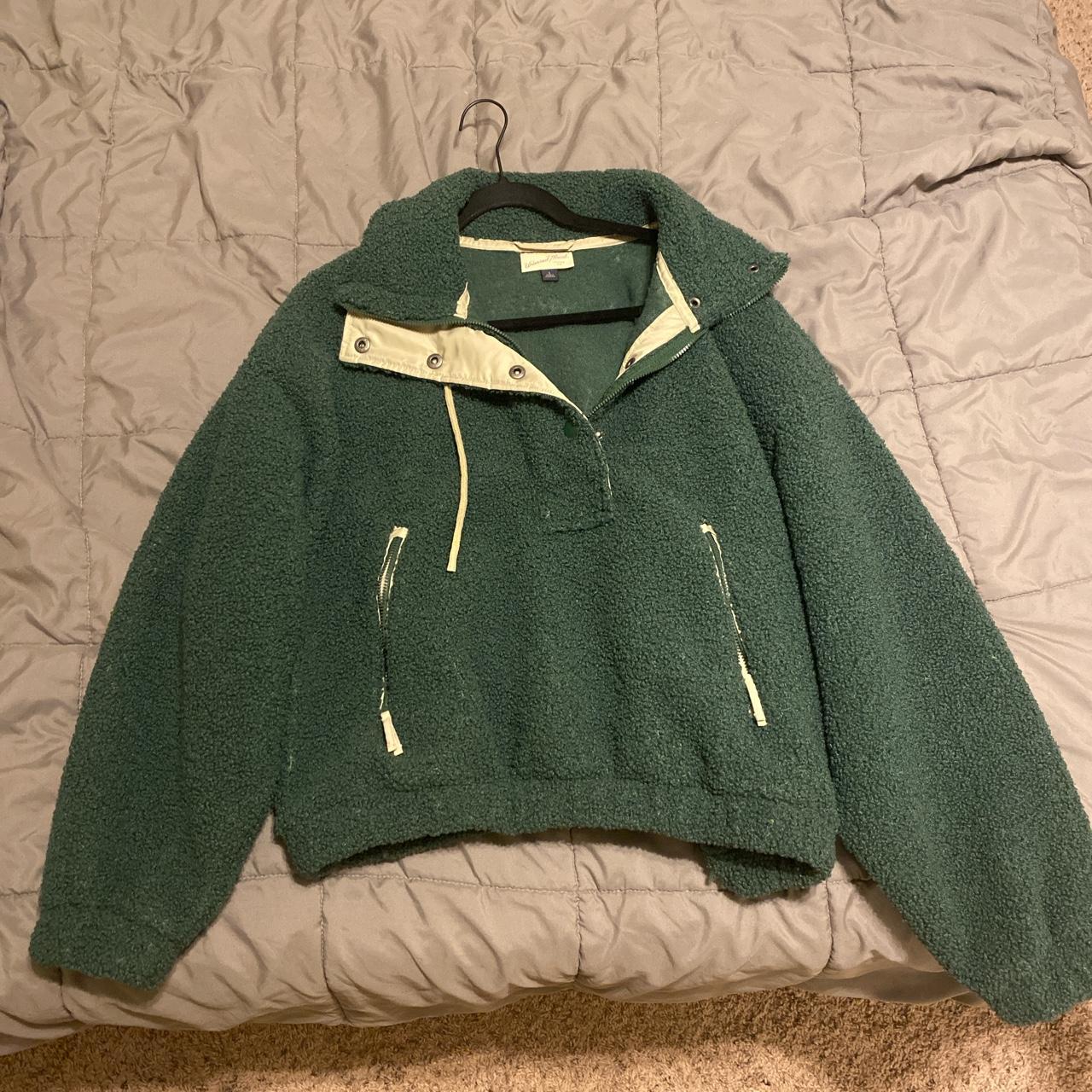 Universal Thread Women's Green and Cream Jacket