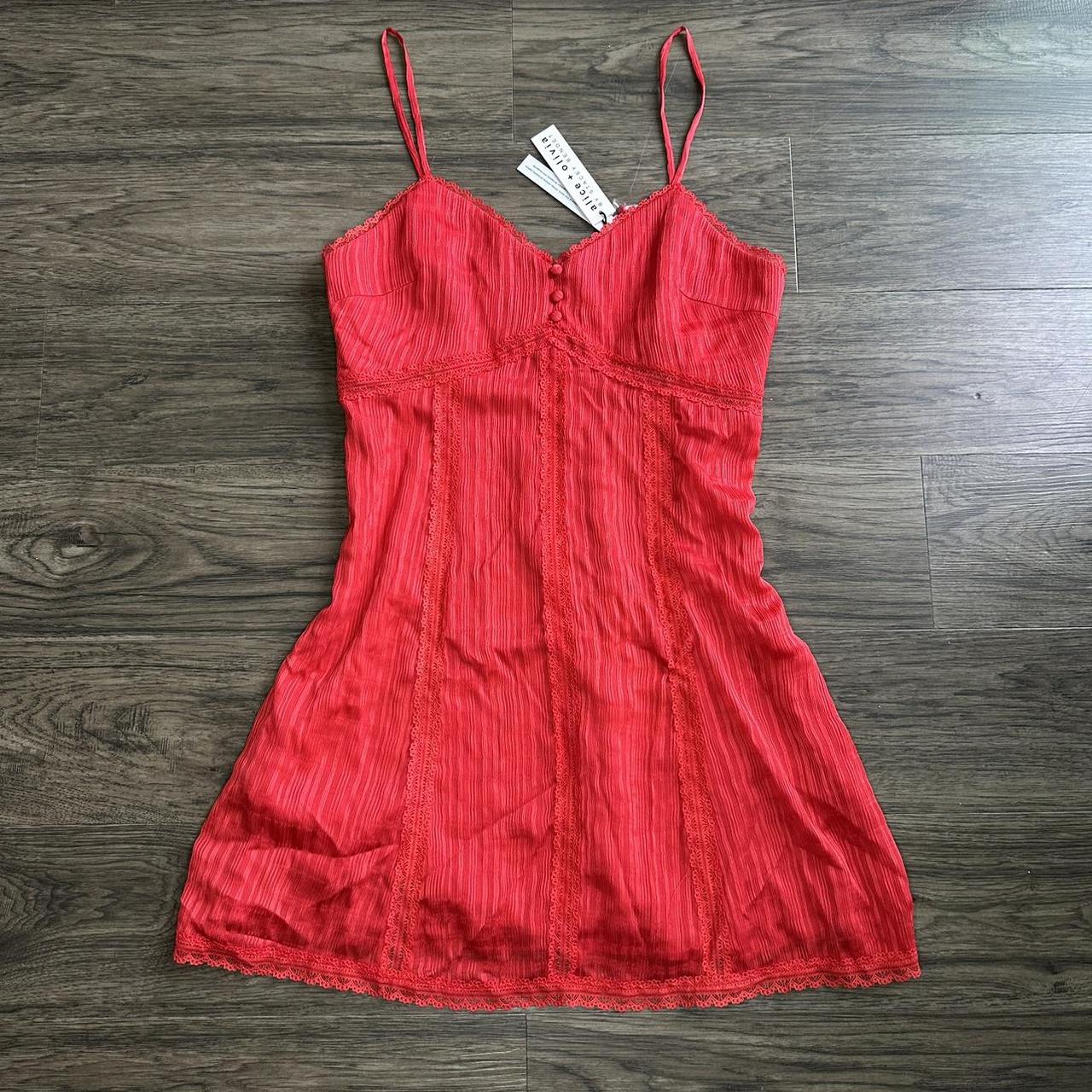 alice + olivia Women's Red Dress