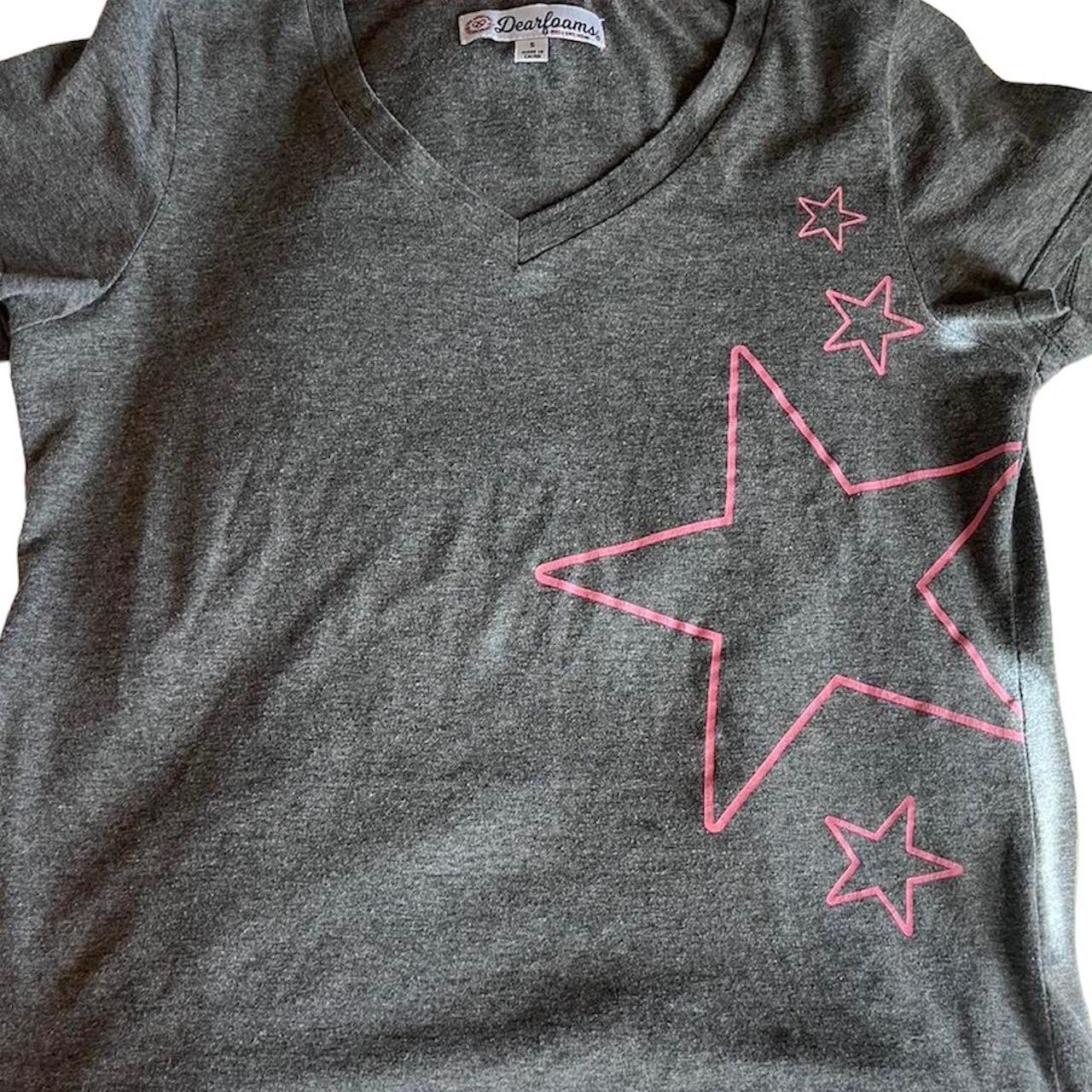 Dearfoams Women's Grey and Pink T-shirt (3)