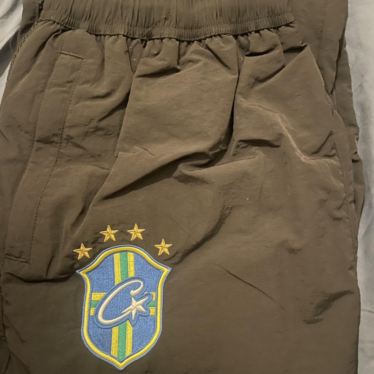 Corteiz OLYMPIC SHUKU PANT - BRASIL [BLACK/BLACK] | Depop