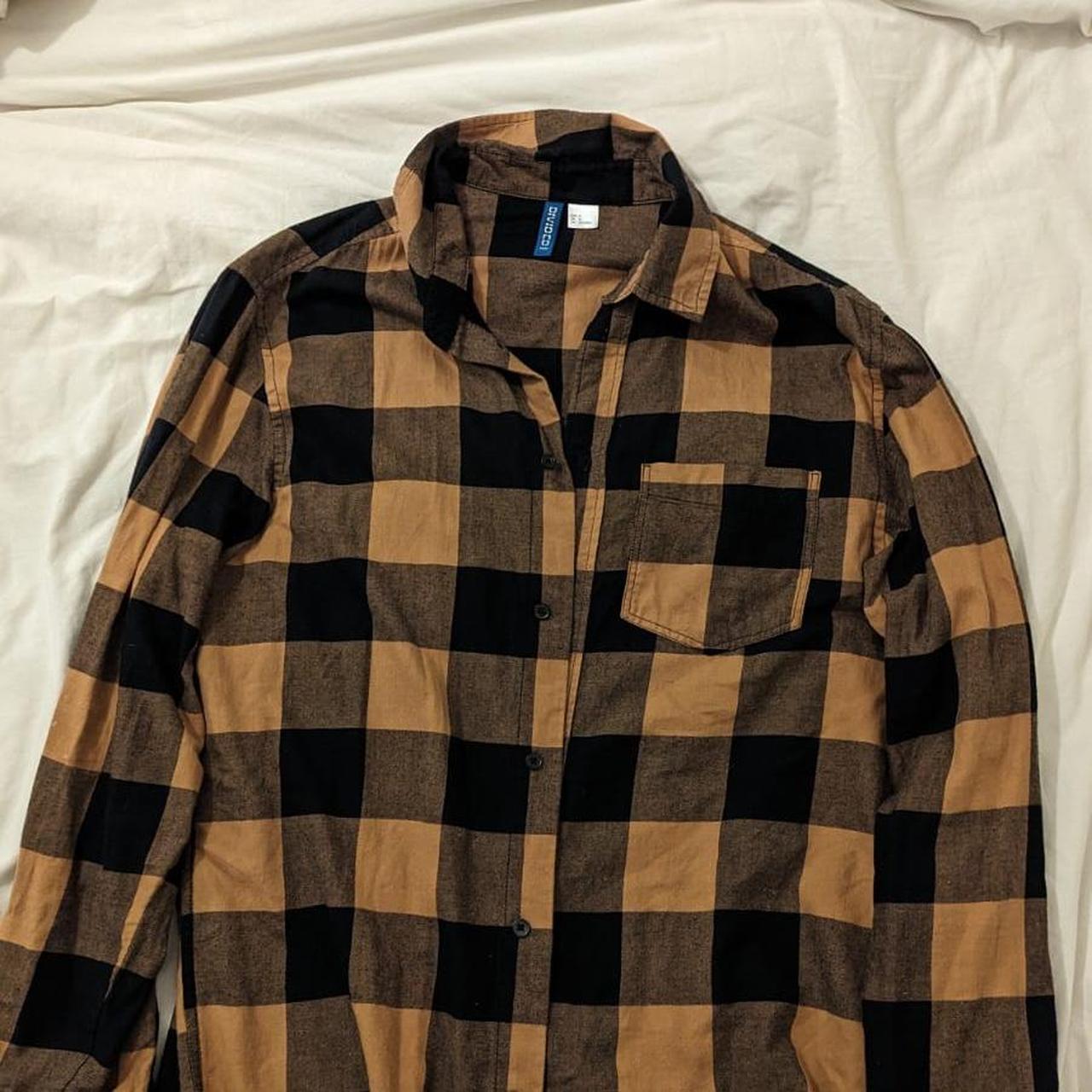 H and m outlet flannel