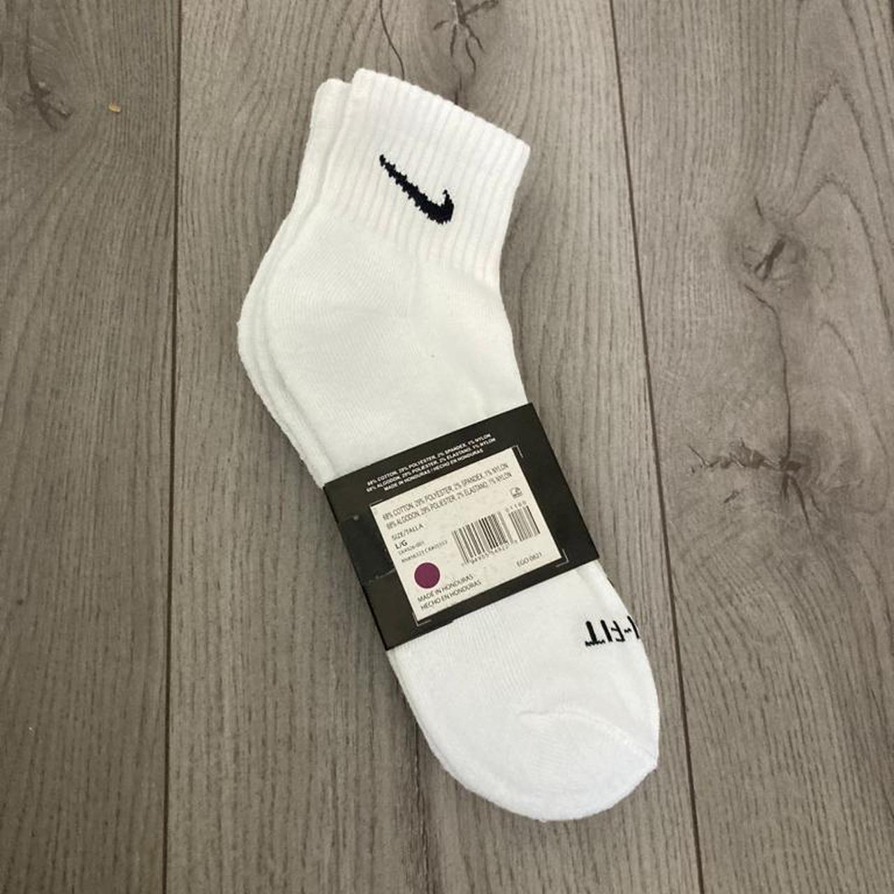 mens nike white ankle socks