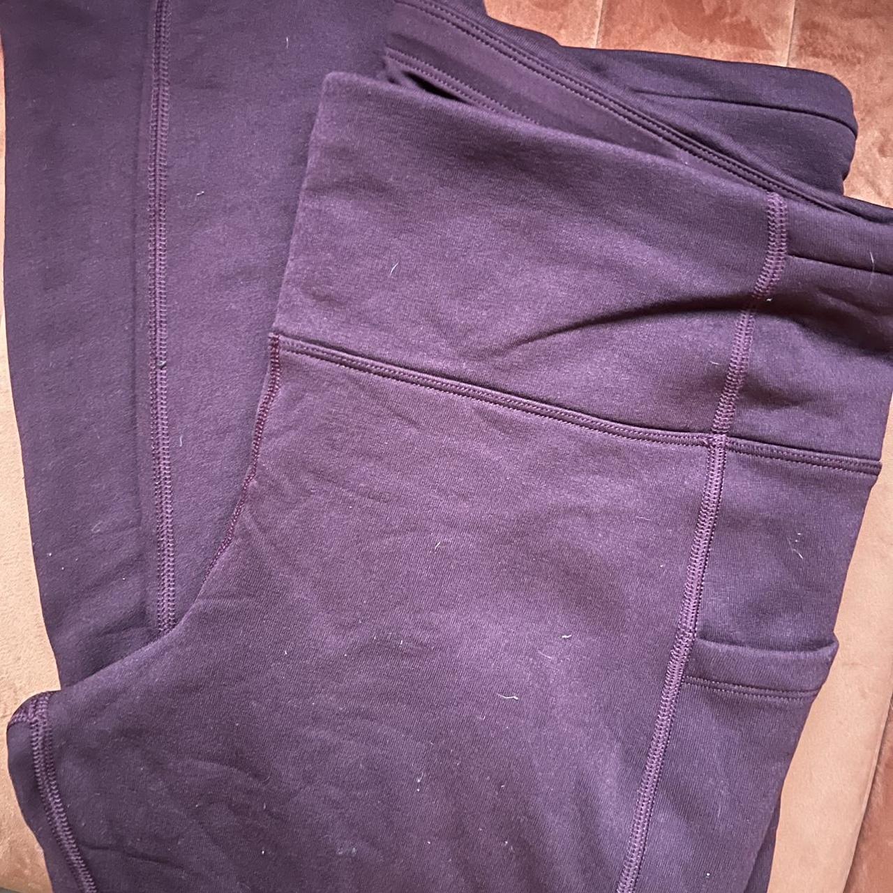 Althleta maroon insulated yoga pants. Worn only... - Depop