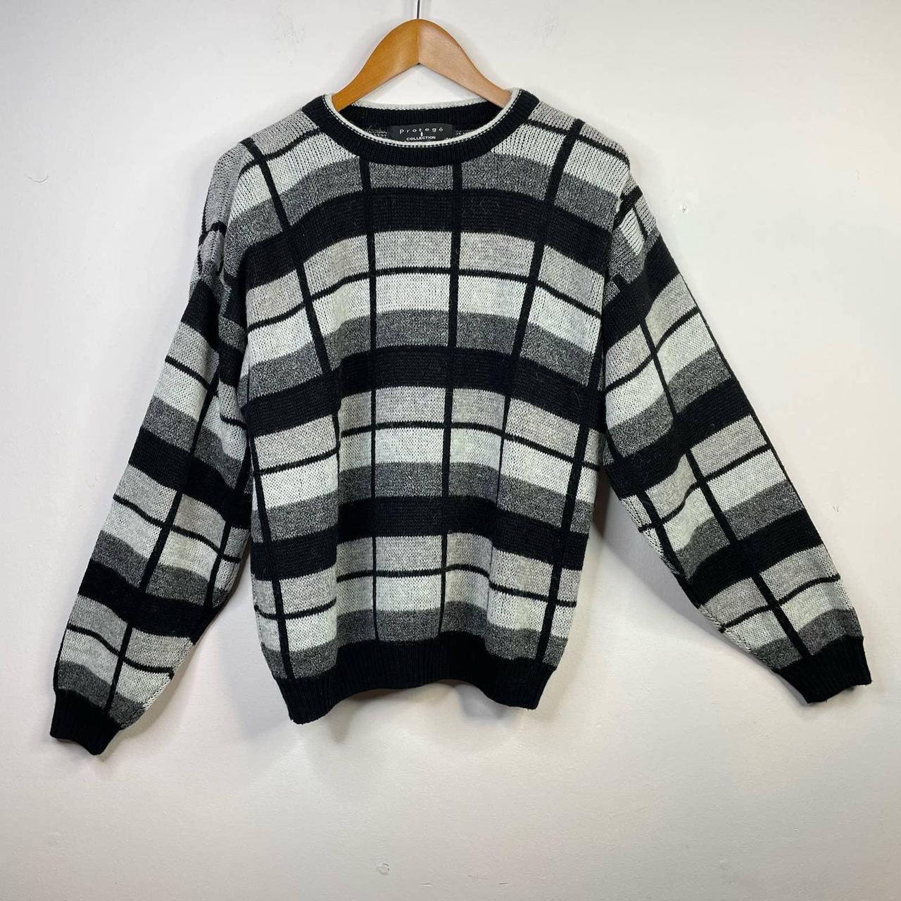 Vintage Protege Wool blend crewneck sweater, men's - Depop