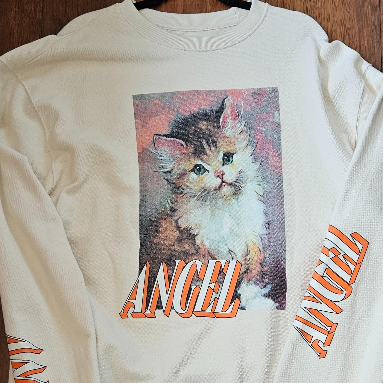 Heron preston angel sweatshirt hotsell