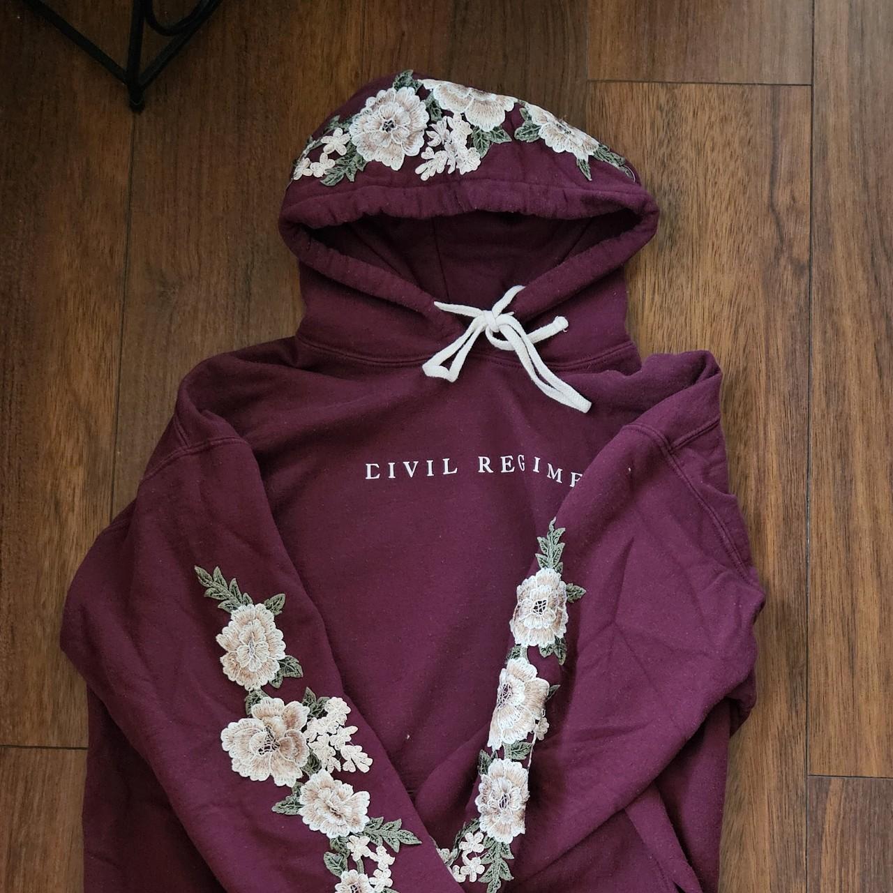 Civil Regime Poison Embroidered Pullover Hoodie outlet (size medium)