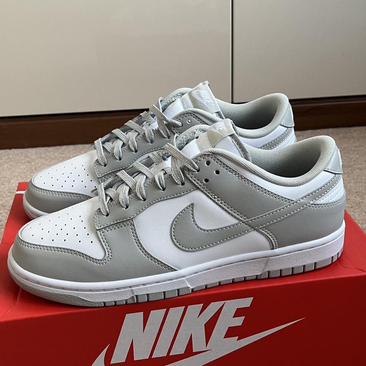 Grey Fog Dunks Literally worn once to try on.... - Depop