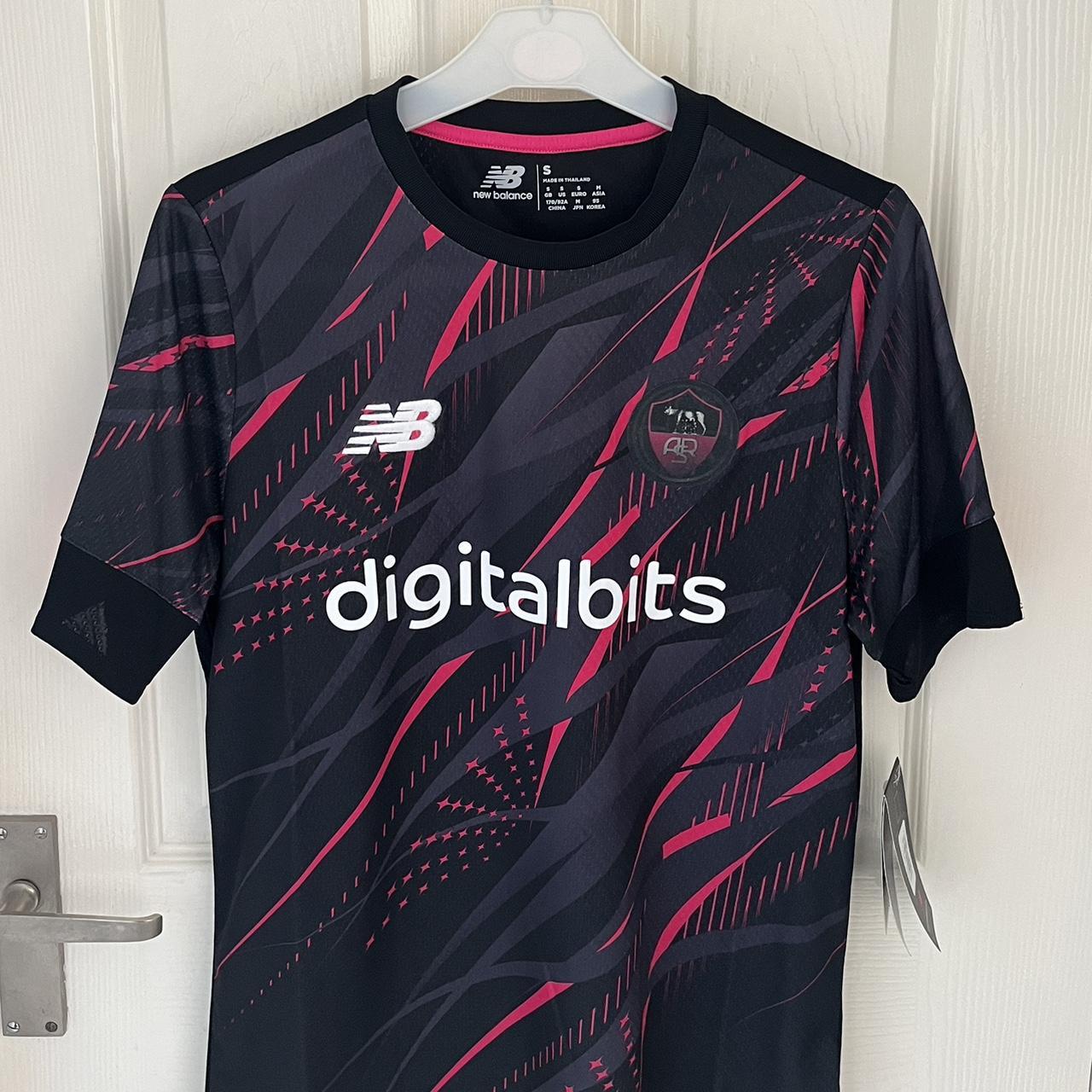 As Roma reflective football shirt ⚫️ 2022/23 season... - Depop