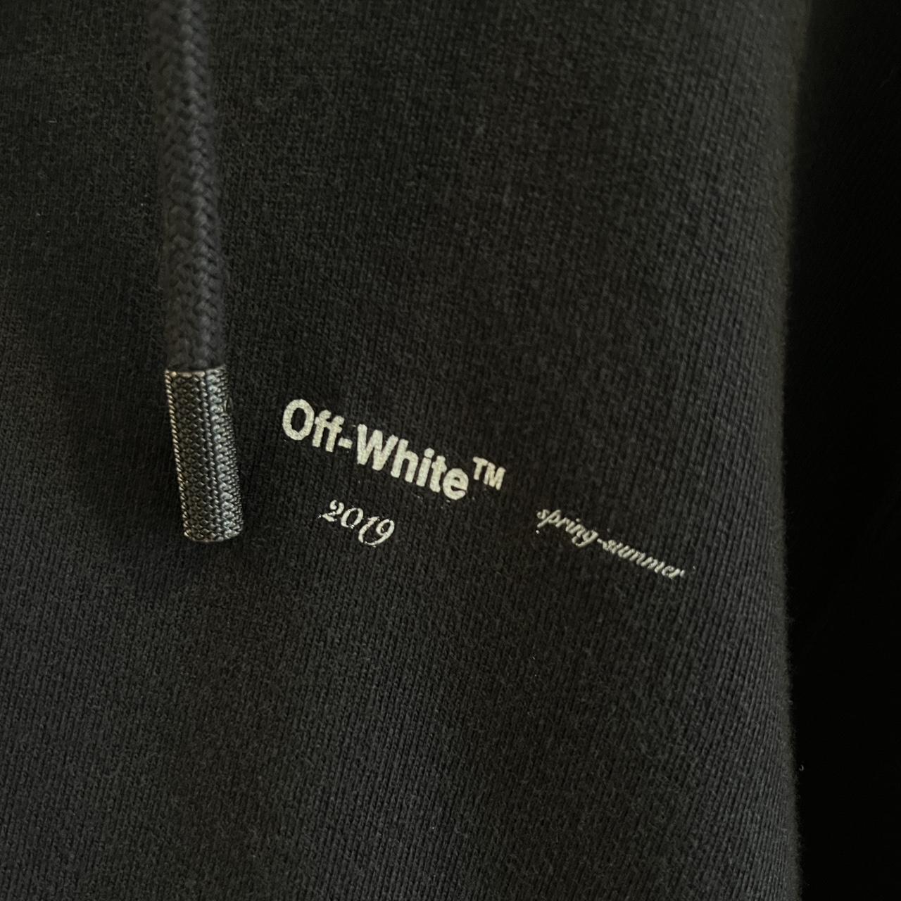 Off White 2019 Diag Zip Up Hoodie XS Depop