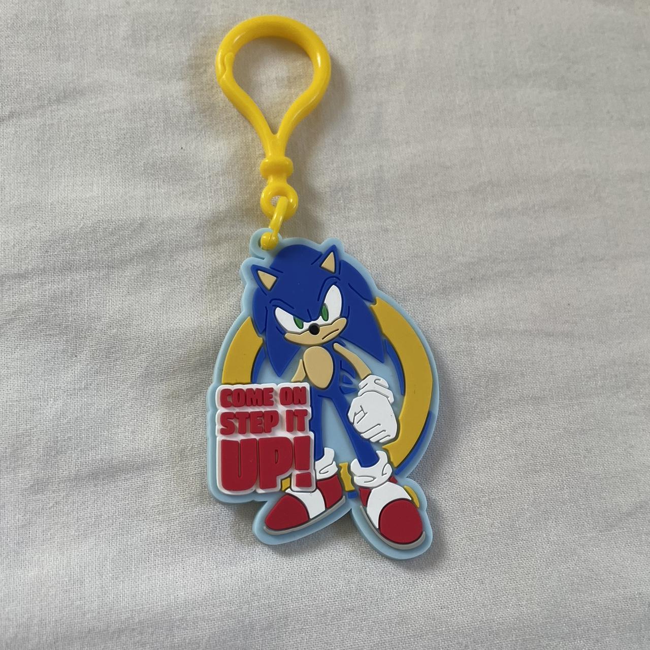 Sonic Keychain ~ Sonic the hedgehog keychain I got - Depop