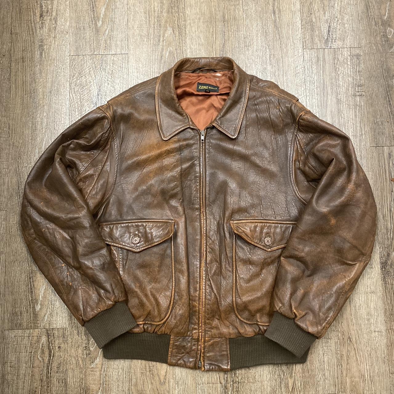 Vintage zero king leather jacket Buttery... Depop