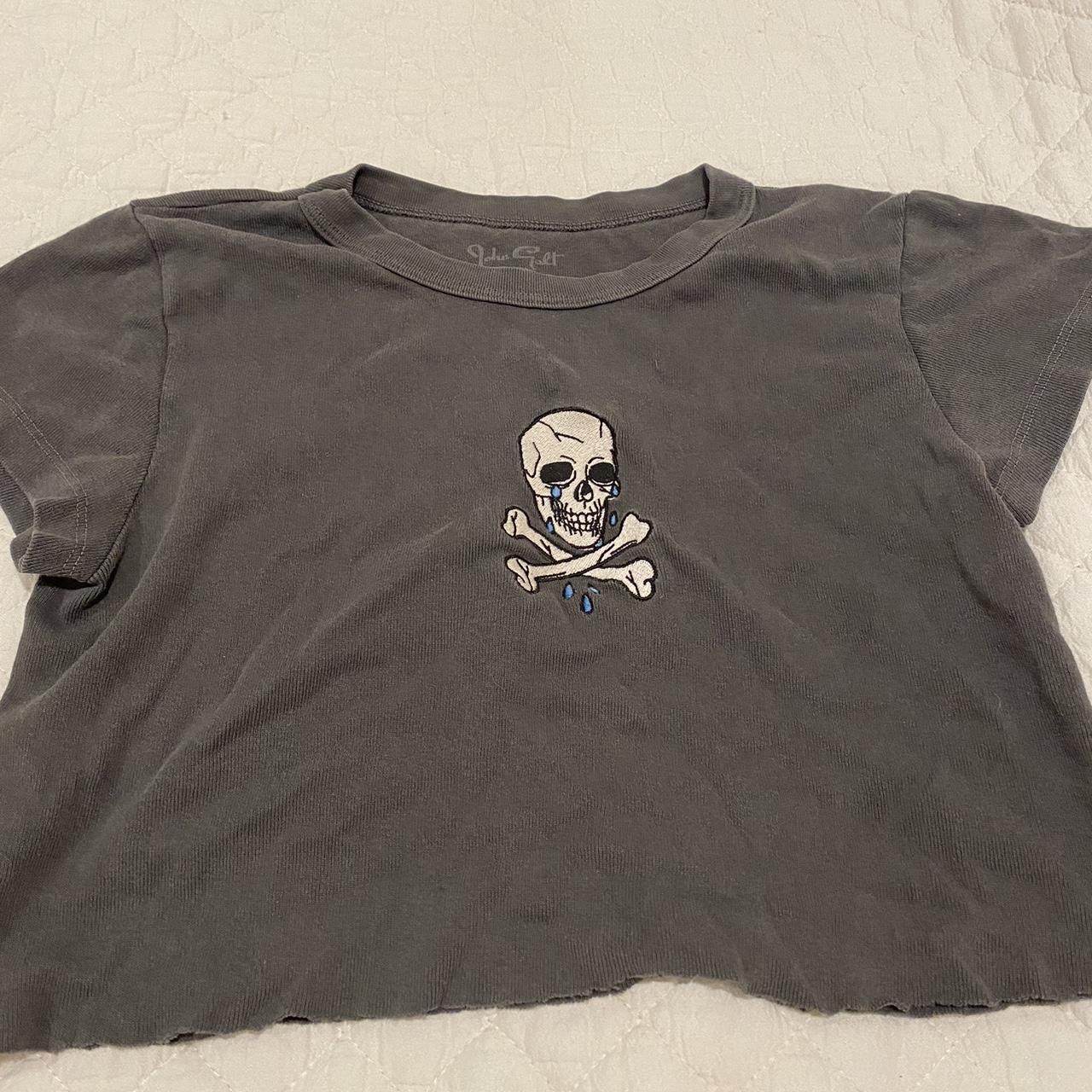 BM SKULL TEE brand brandy melville size small no... Depop