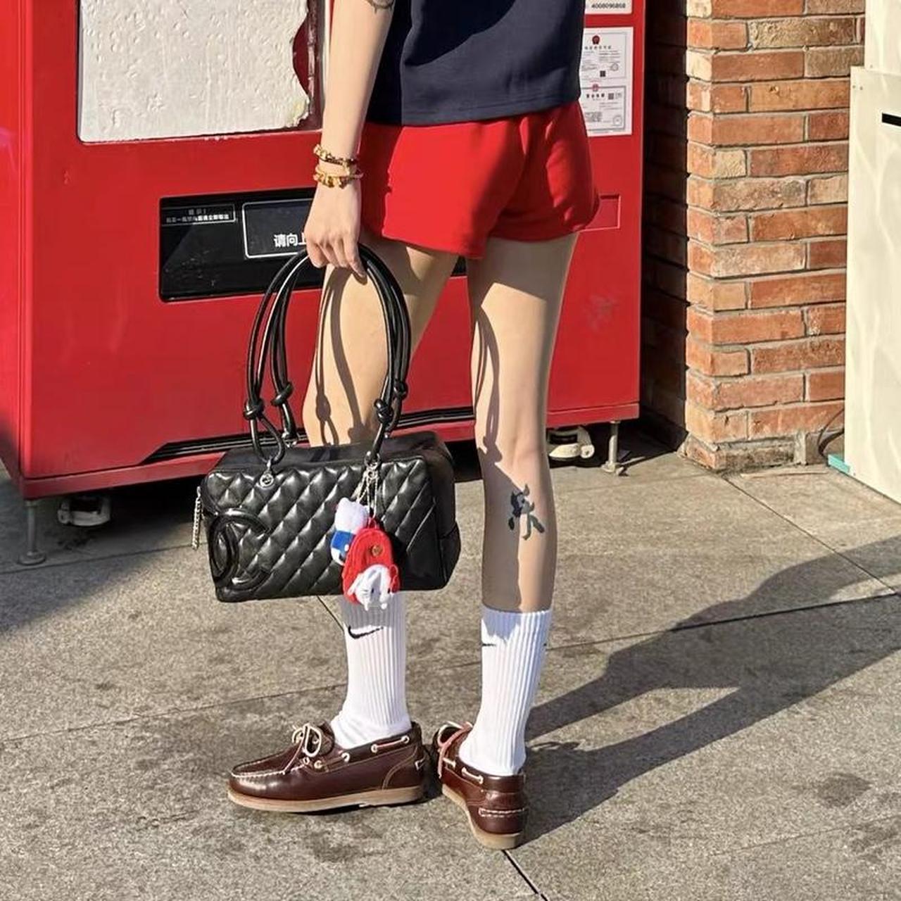 Miu Miu Women's Shorts - Red - XS – Red drawstrin… - image 4