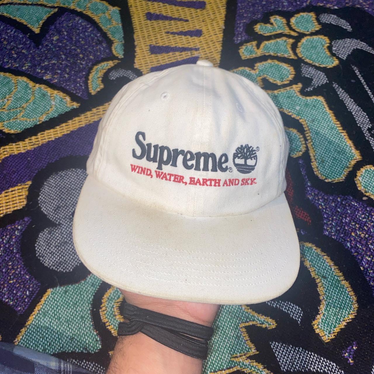 Supreme x timberland hat Used, just needs a wash frl - Depop