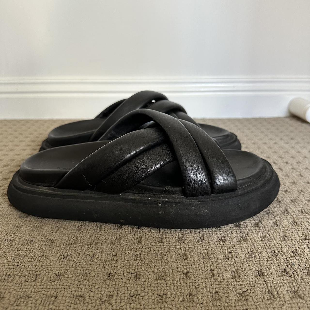 tony bianco quilted sandals