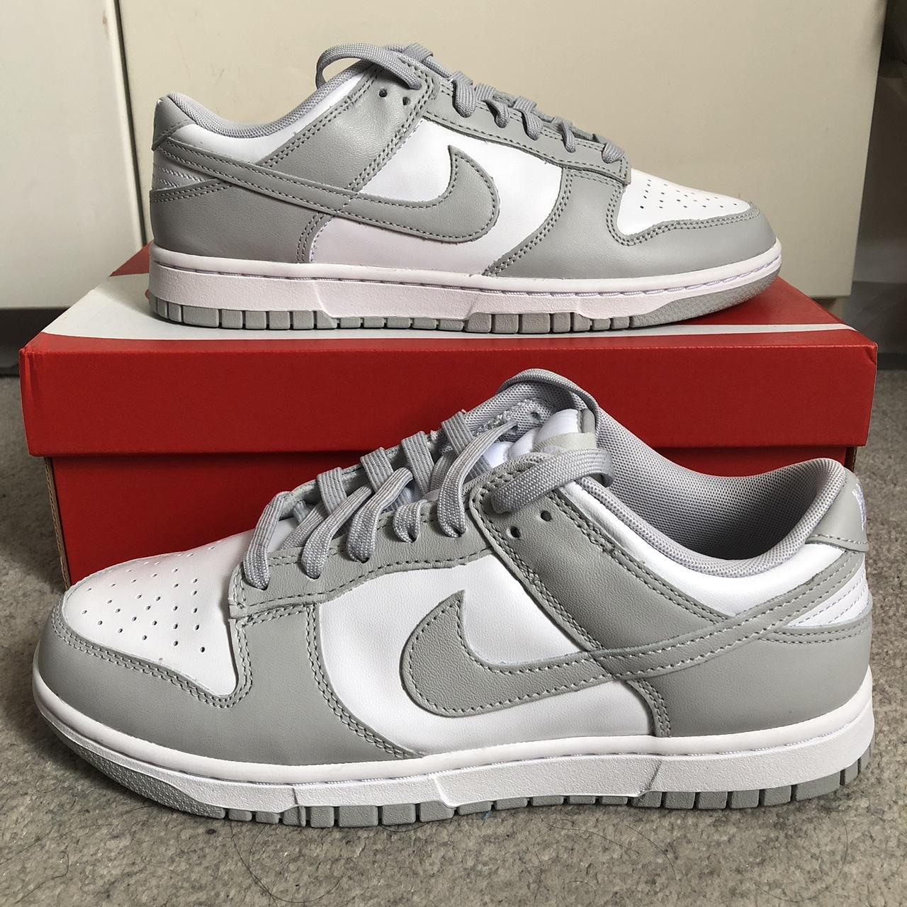 nike dunk low grey mens