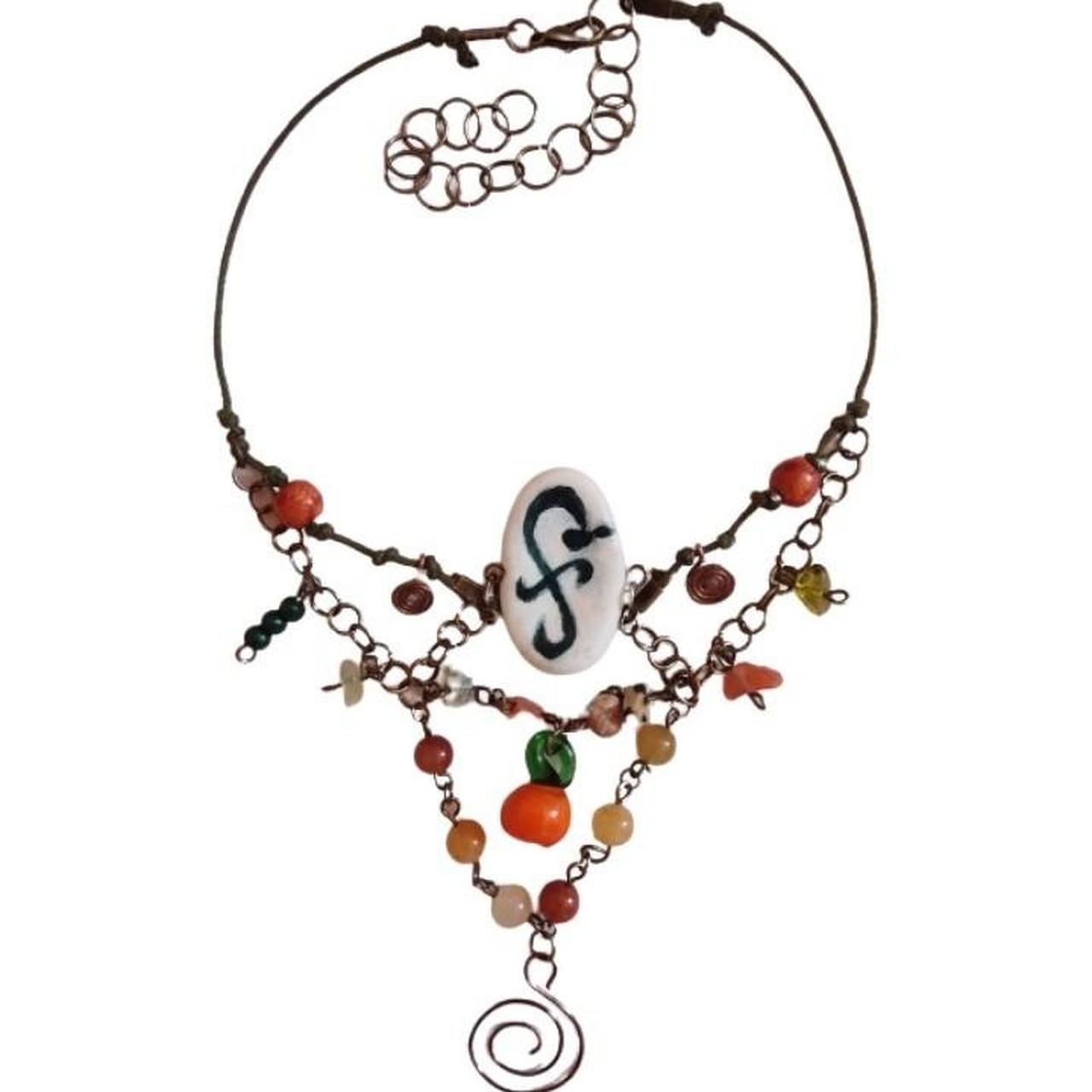 🏵️ the nami necklace 🍊 insane handmade choker... - Depop