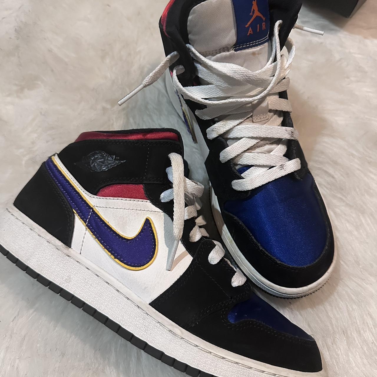 Jordan 1 Mid Lakers Top 3 Minor flaws that can be. Depop