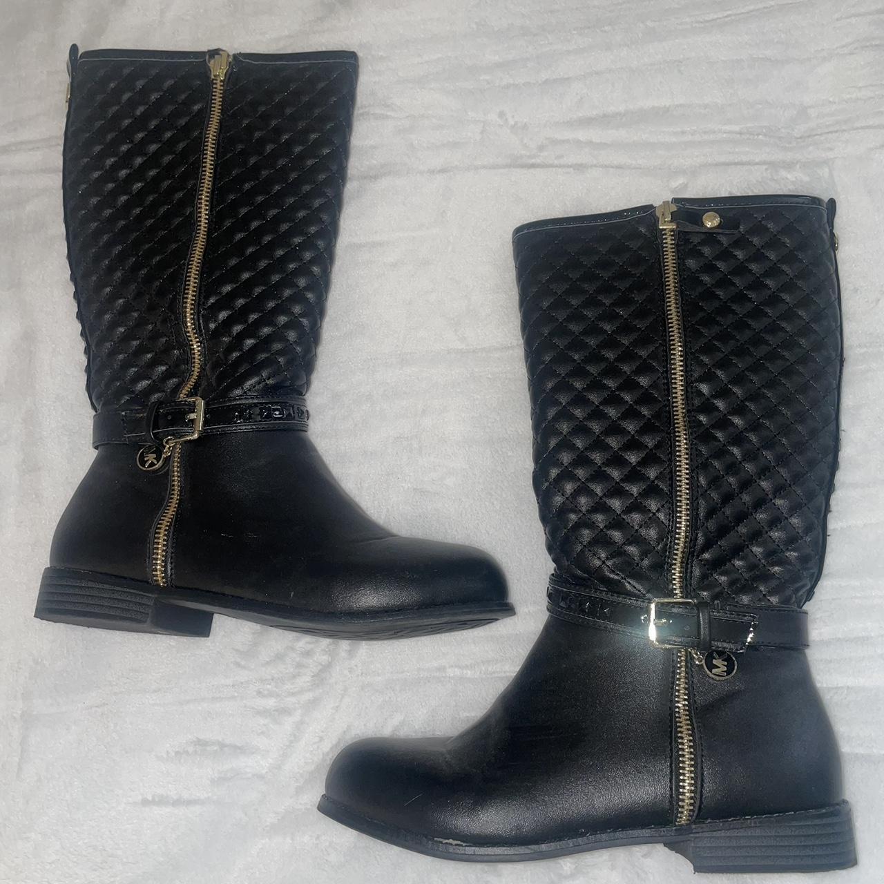 michael kors boots black