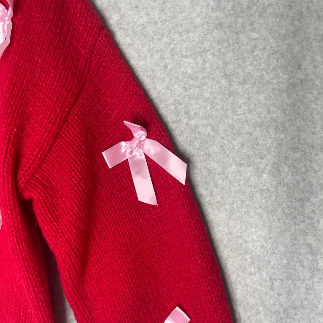 Women's Sweater - Red/Pink - S – Luna Ivy red chu… - image 3