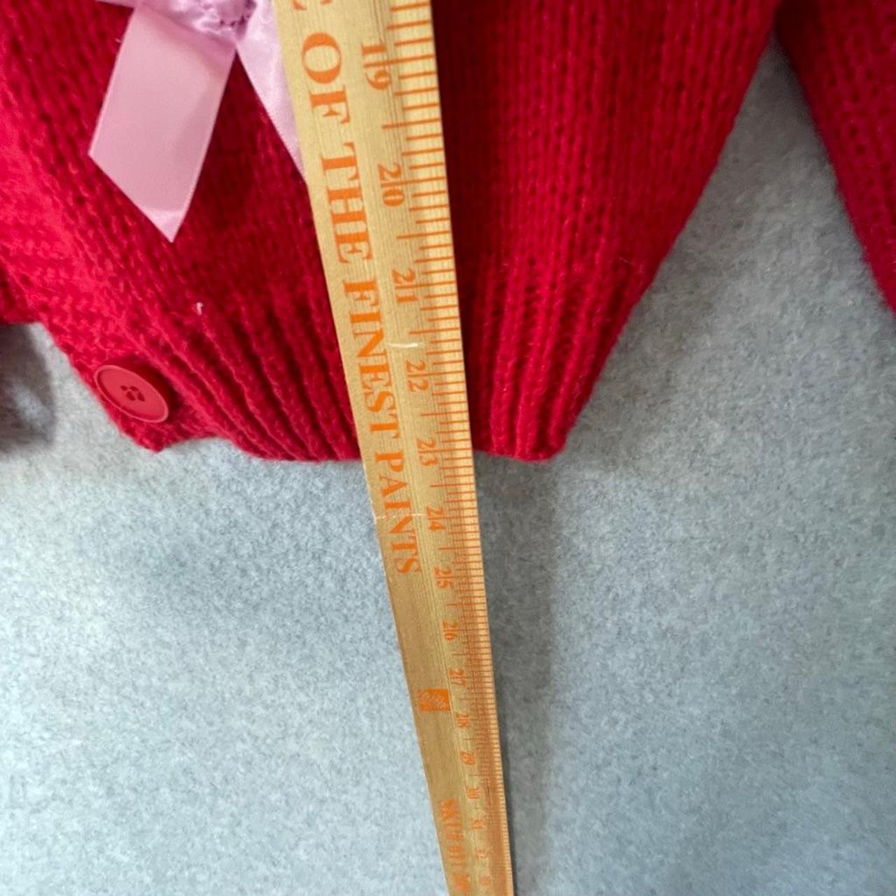 Women's Sweater - Red/Pink - S – Luna Ivy red chu… - image 5