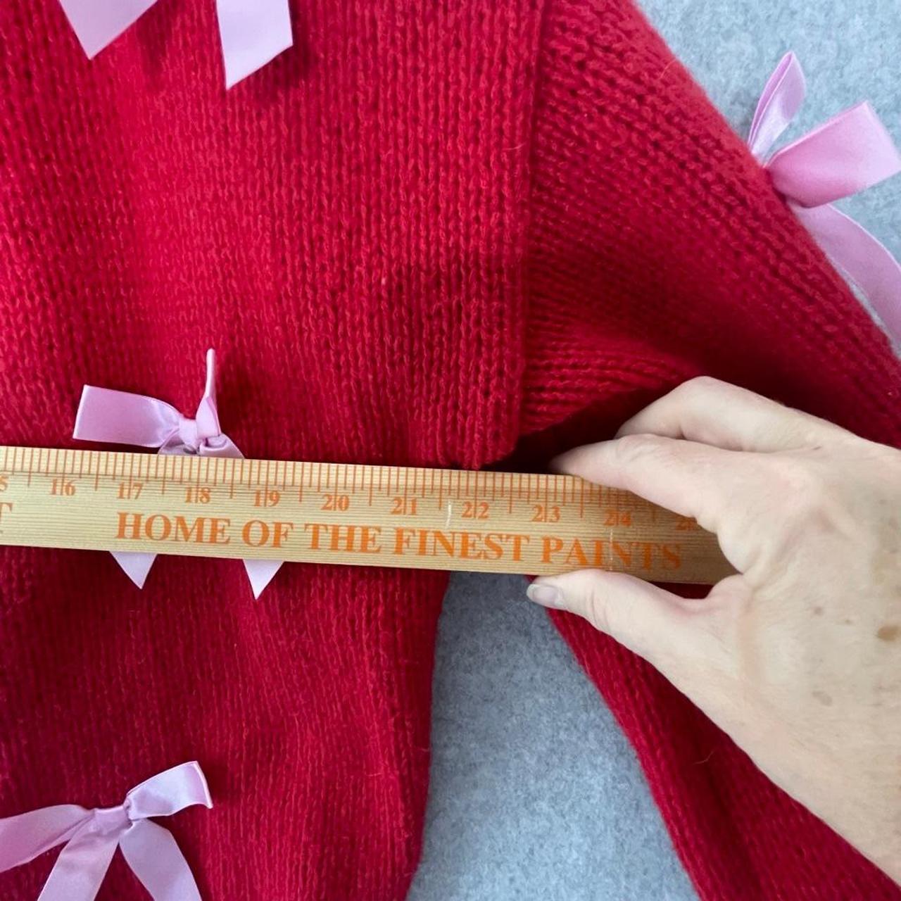 Women's Sweater - Red/Pink - S – Luna Ivy red chu… - image 6