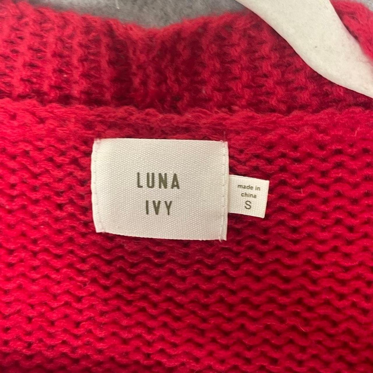 Women's Sweater - Red/Pink - S – Luna Ivy red chu… - image 7