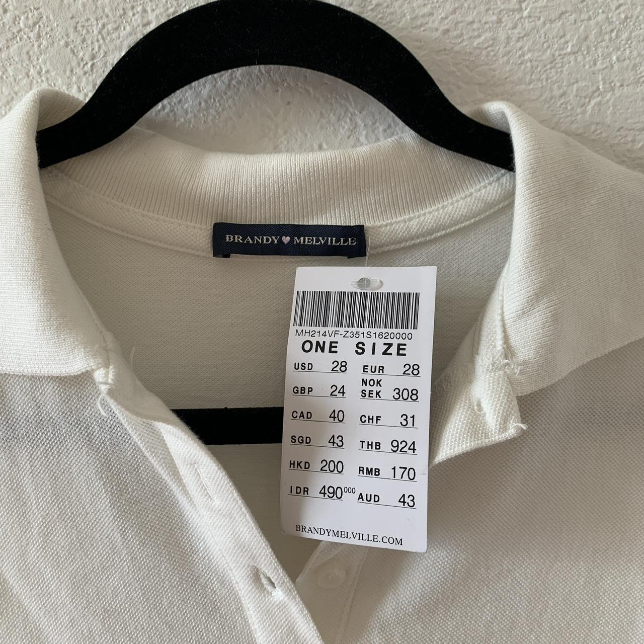 NWT Brandy Melville Caroline Collared cotton...