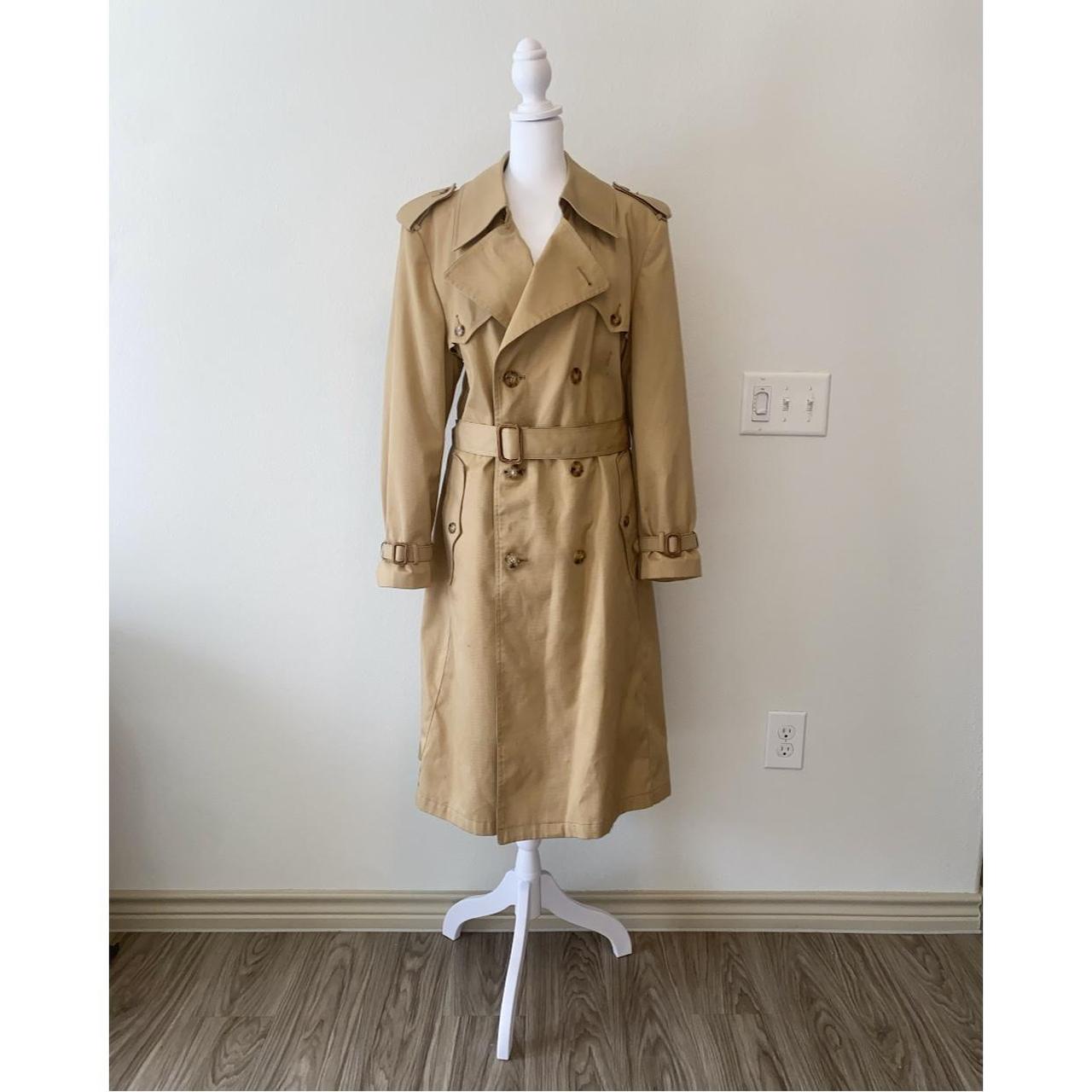 Vintage dior trench on sale coat