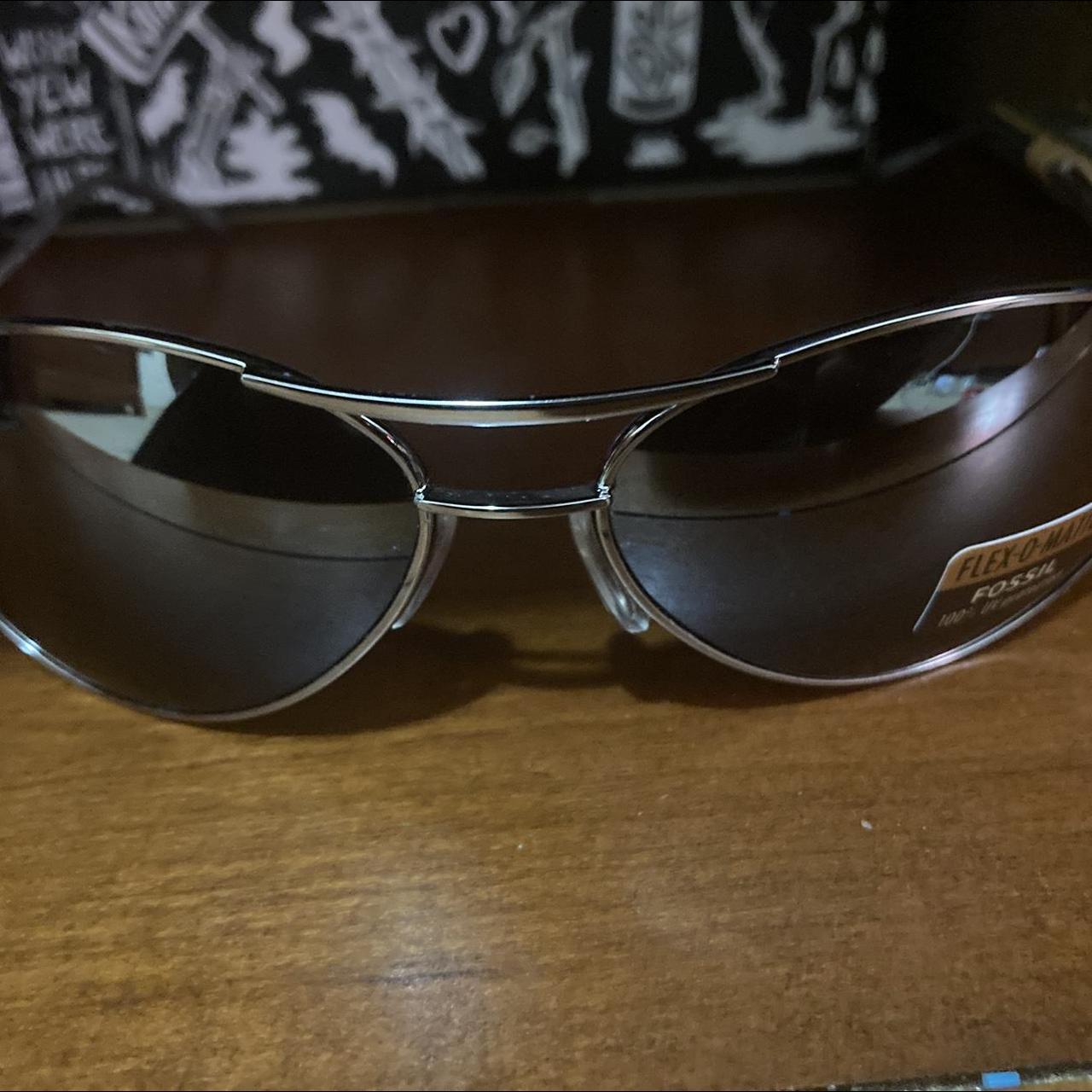 Fossil Reflective shades Brand New 100% UV... - Depop