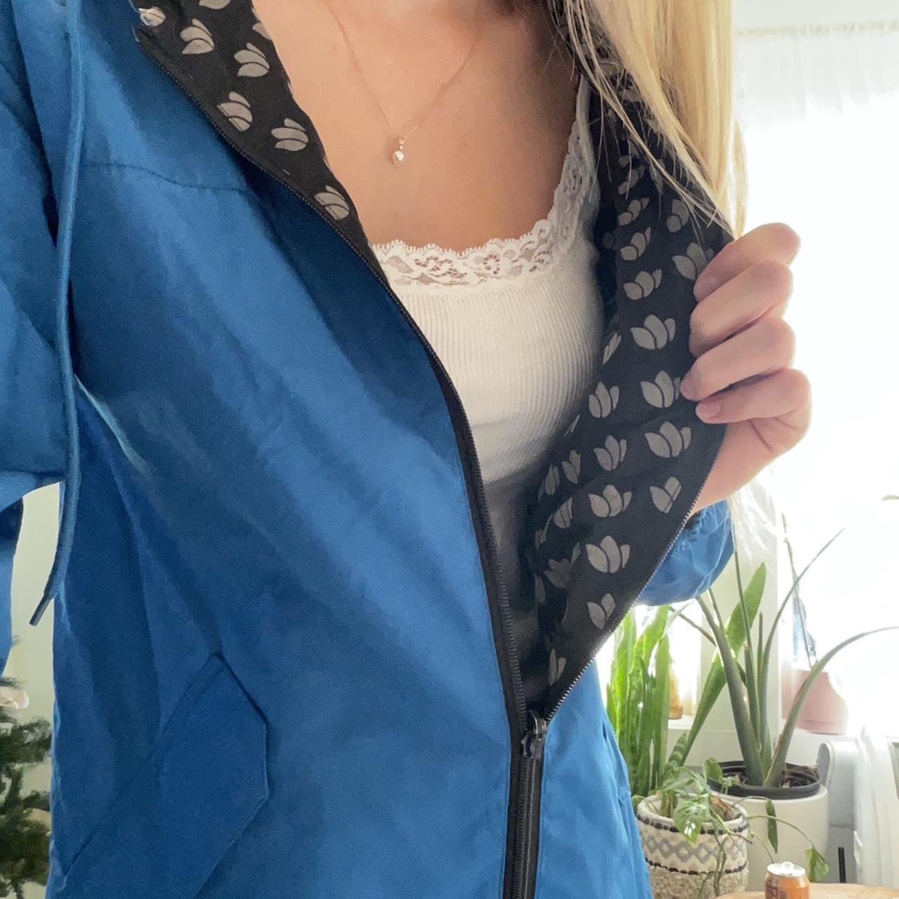 Coffee Shop Women's Blue and Black Jacket (3)