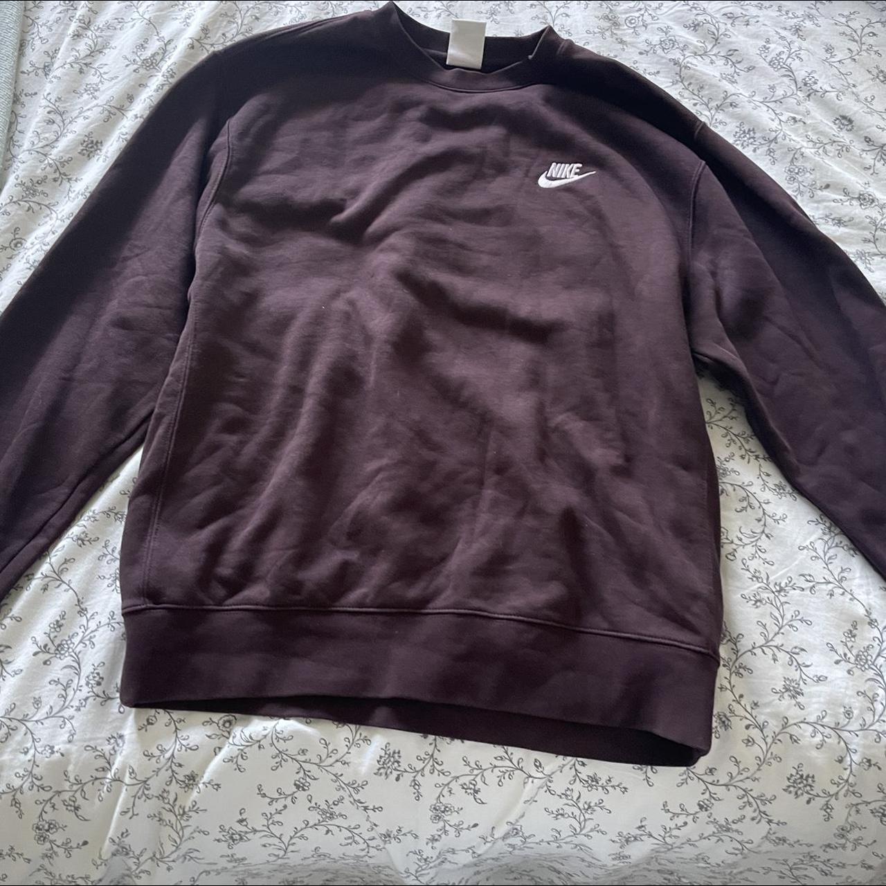 dusty brown nike shirt