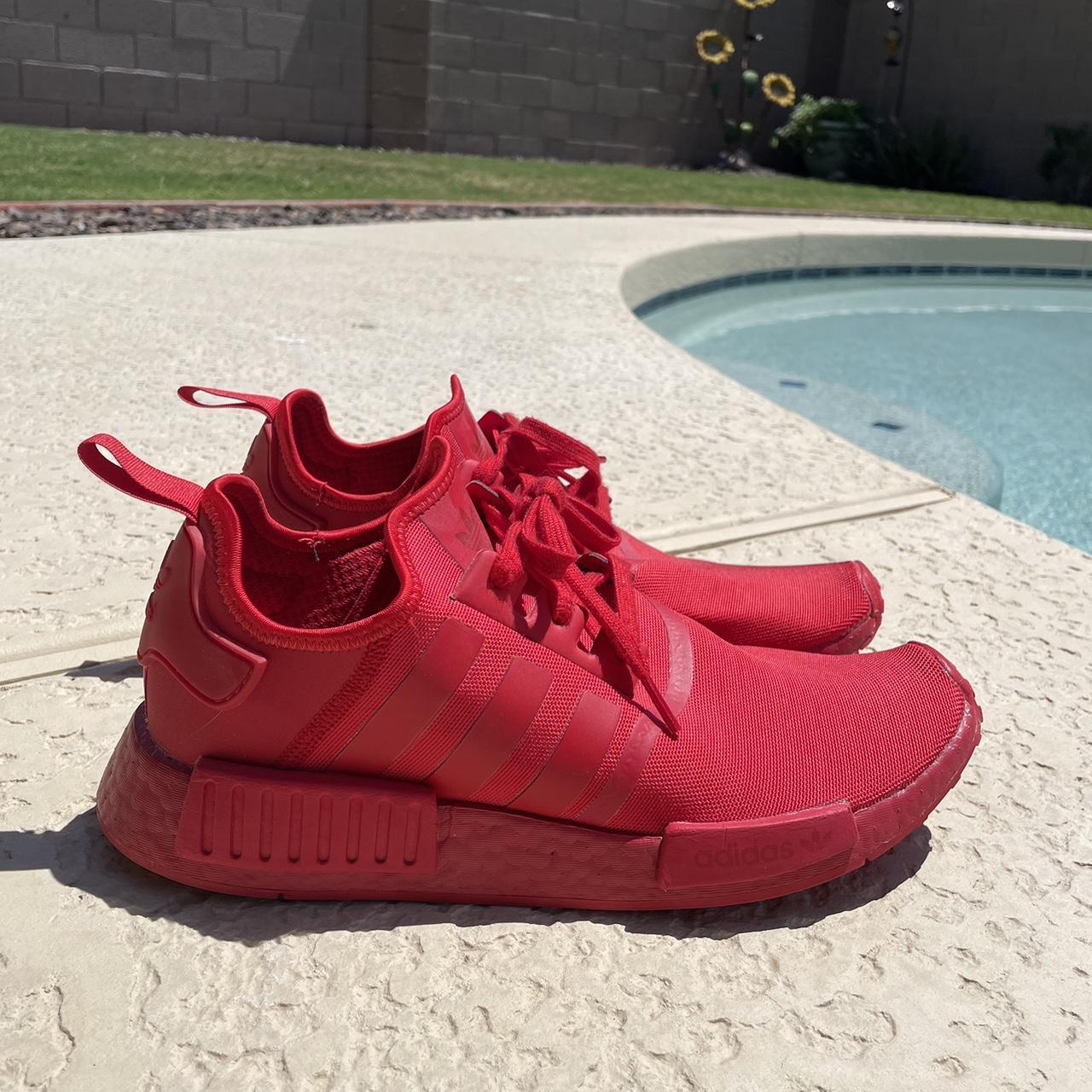 All red nmds adidas best sale