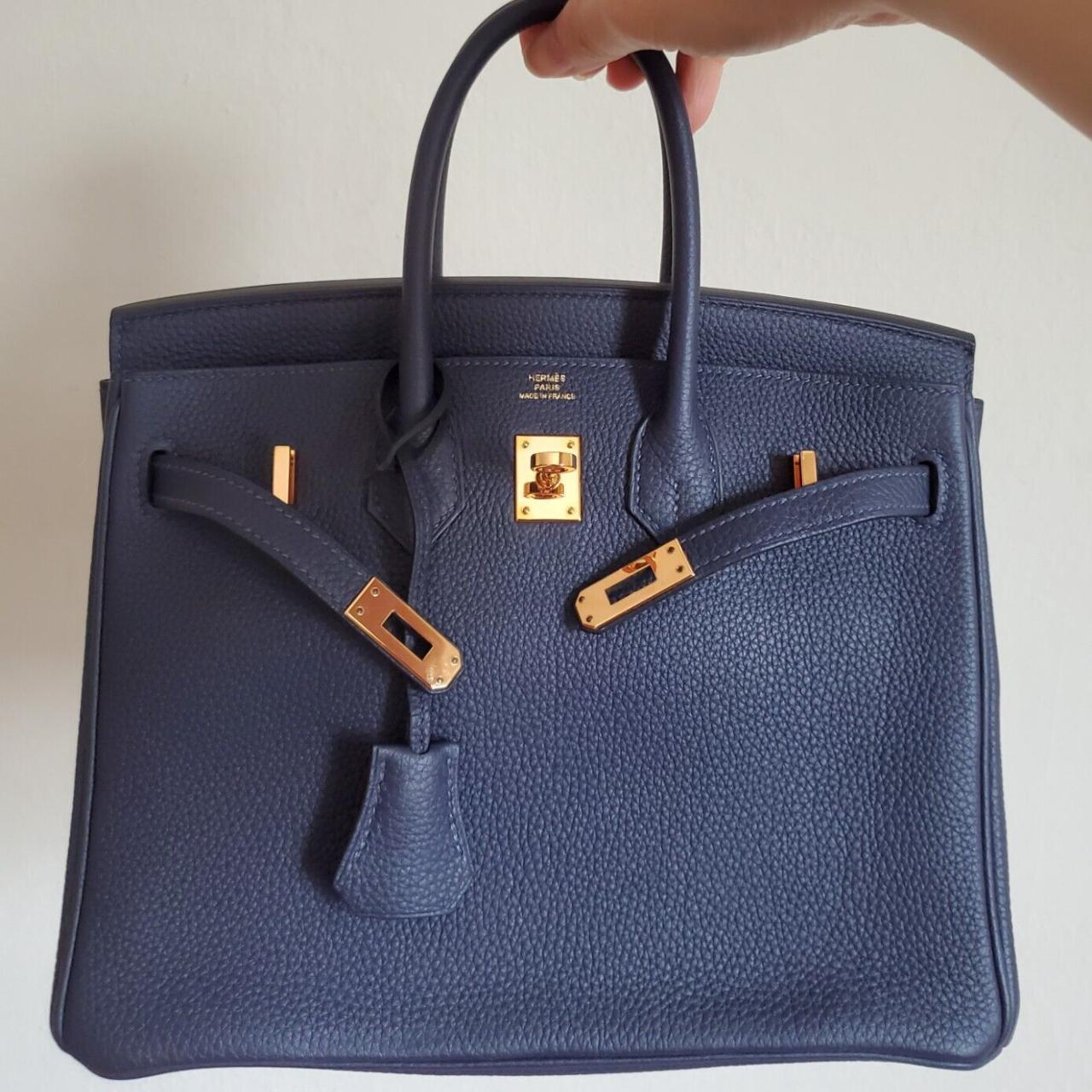 Dark blue birkin sale