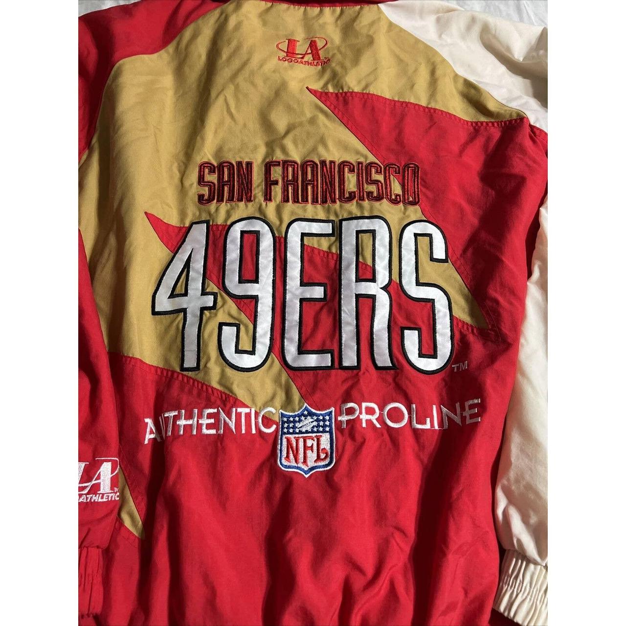 Found this sick vintage 49er jacket on Depop, way to small for me but it's  awesome! : r/49ers