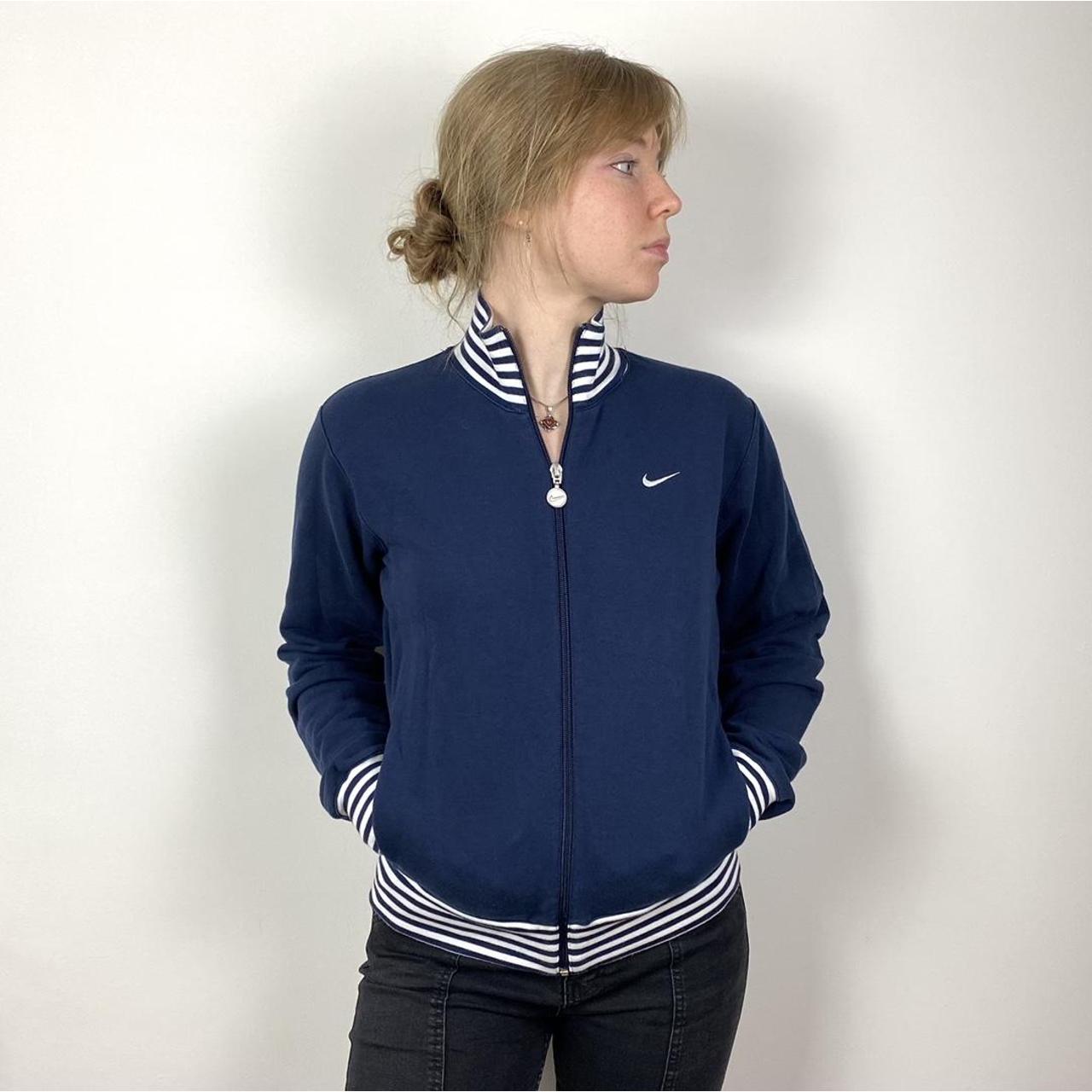 nike navy blue jacket womens
