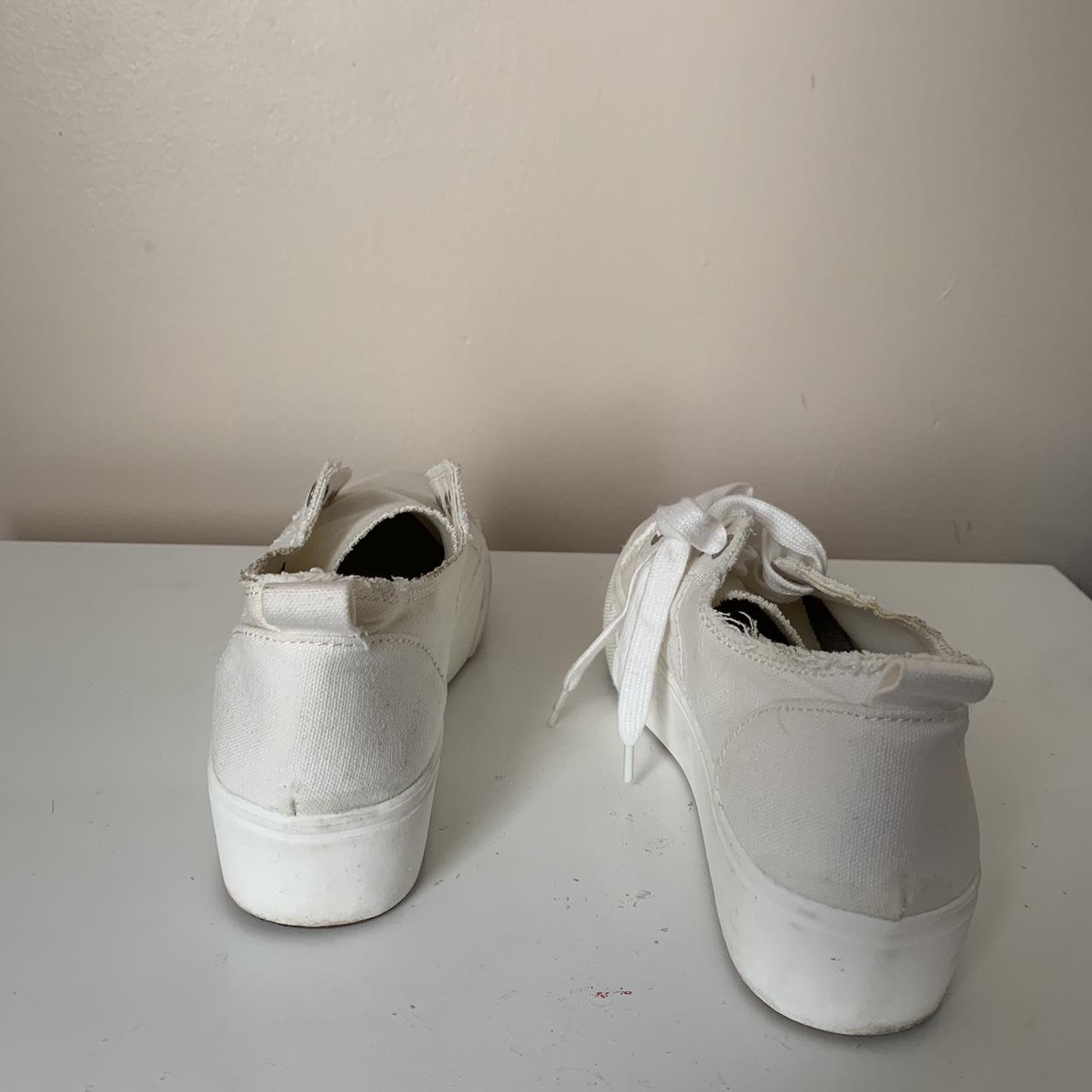 White platform shoes from JCPenny. Worn once, great... Depop