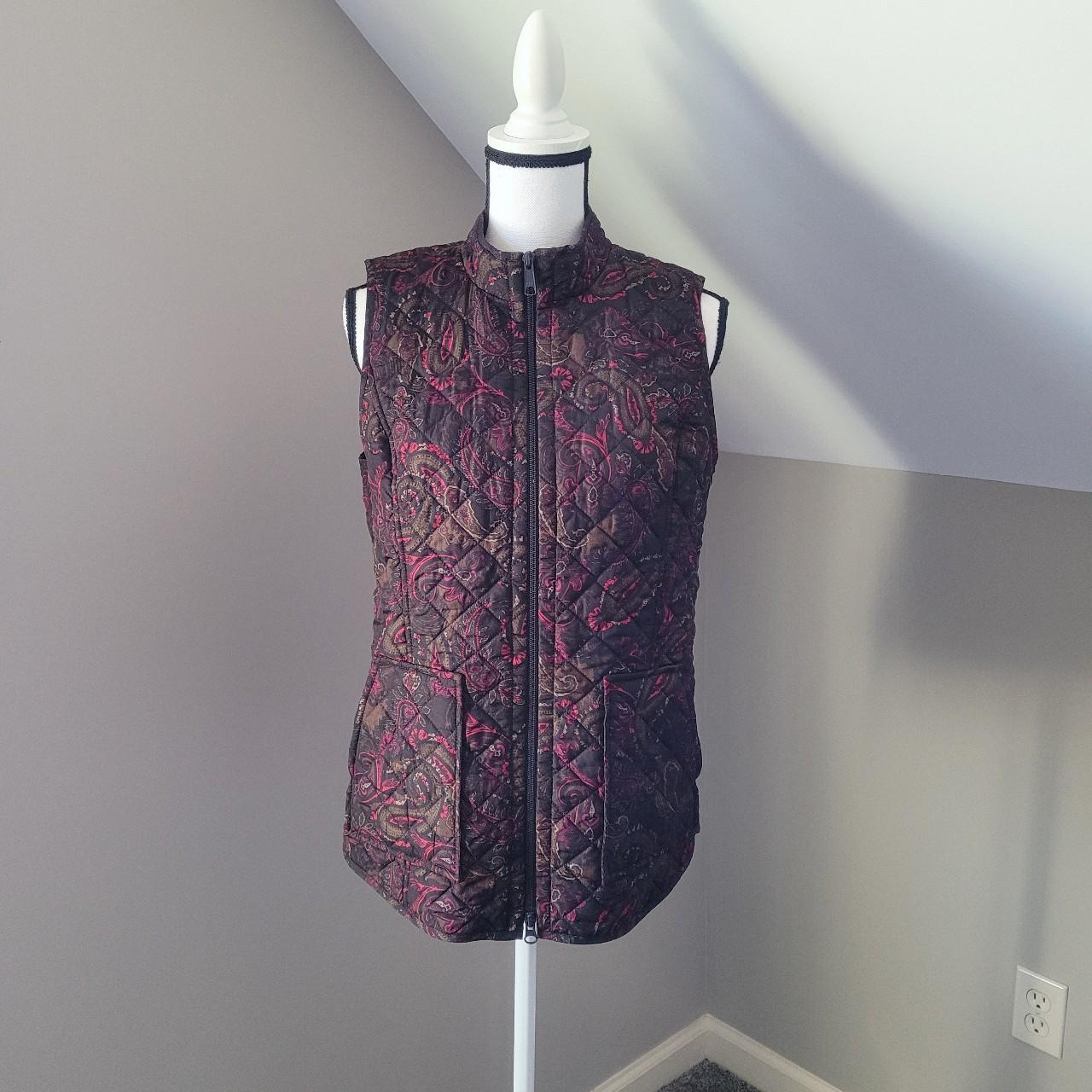 J.Jill Paisley Heritage Quilted Vest Size Depop